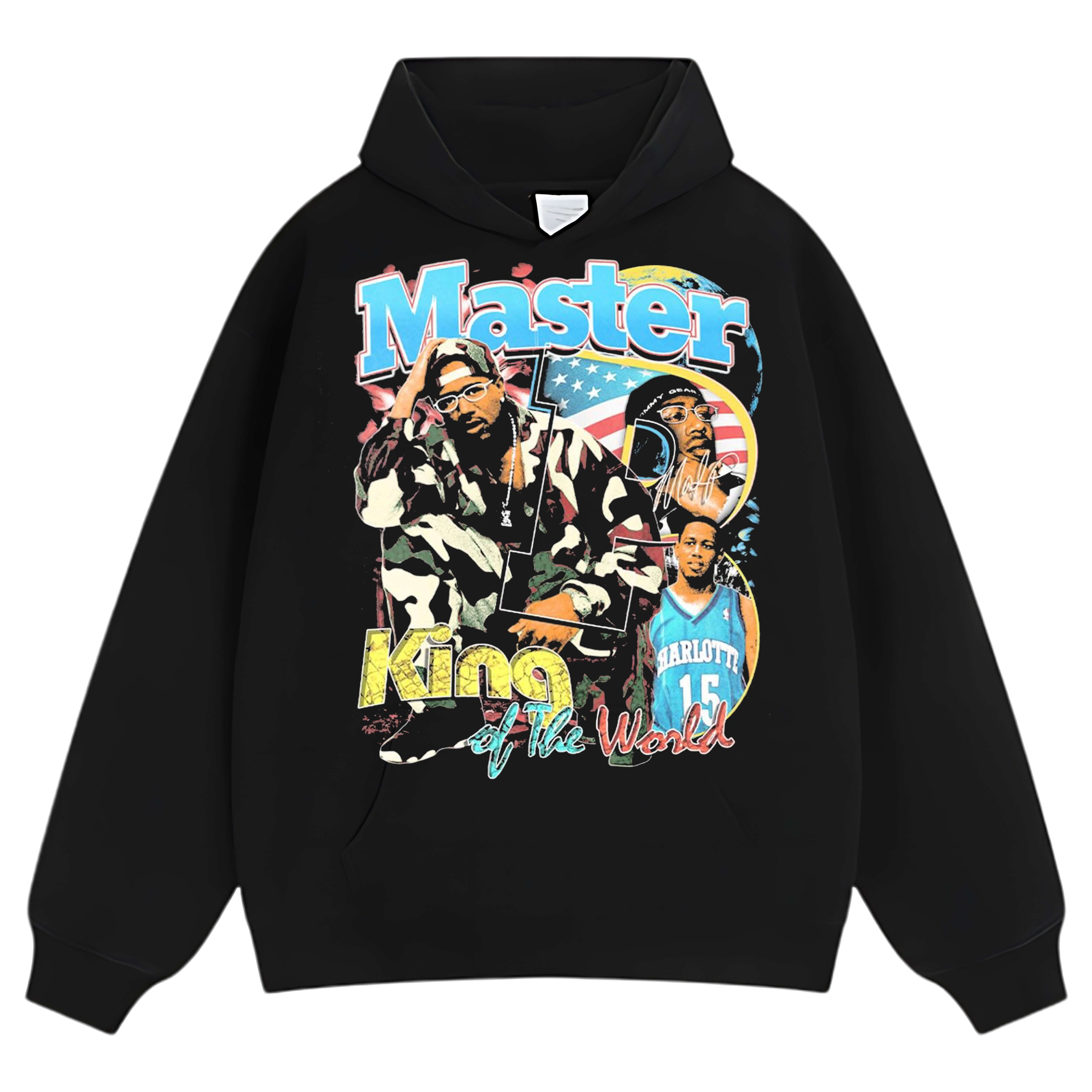 MASTER P. KING OF THE WORLD TEE & LS & HOODIE
