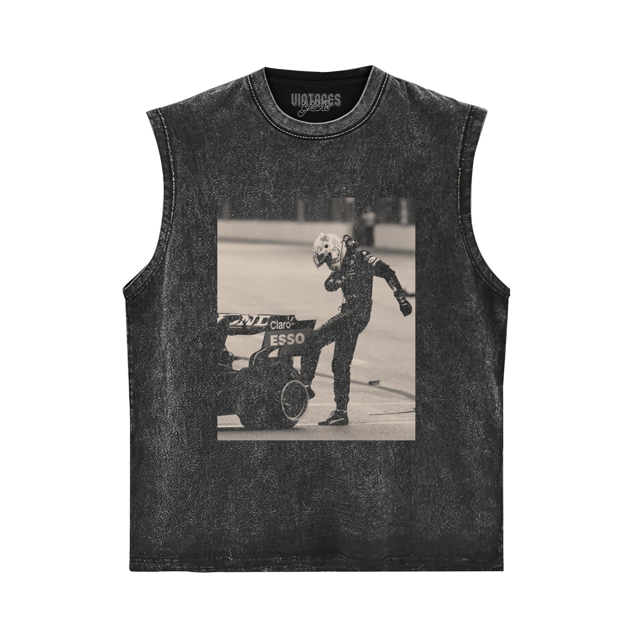 MAX VERSTAPPEN - KICK THE TIRES TANK TOP & TEE & LONG SLEEVE & LAYERED LS & HOODIE