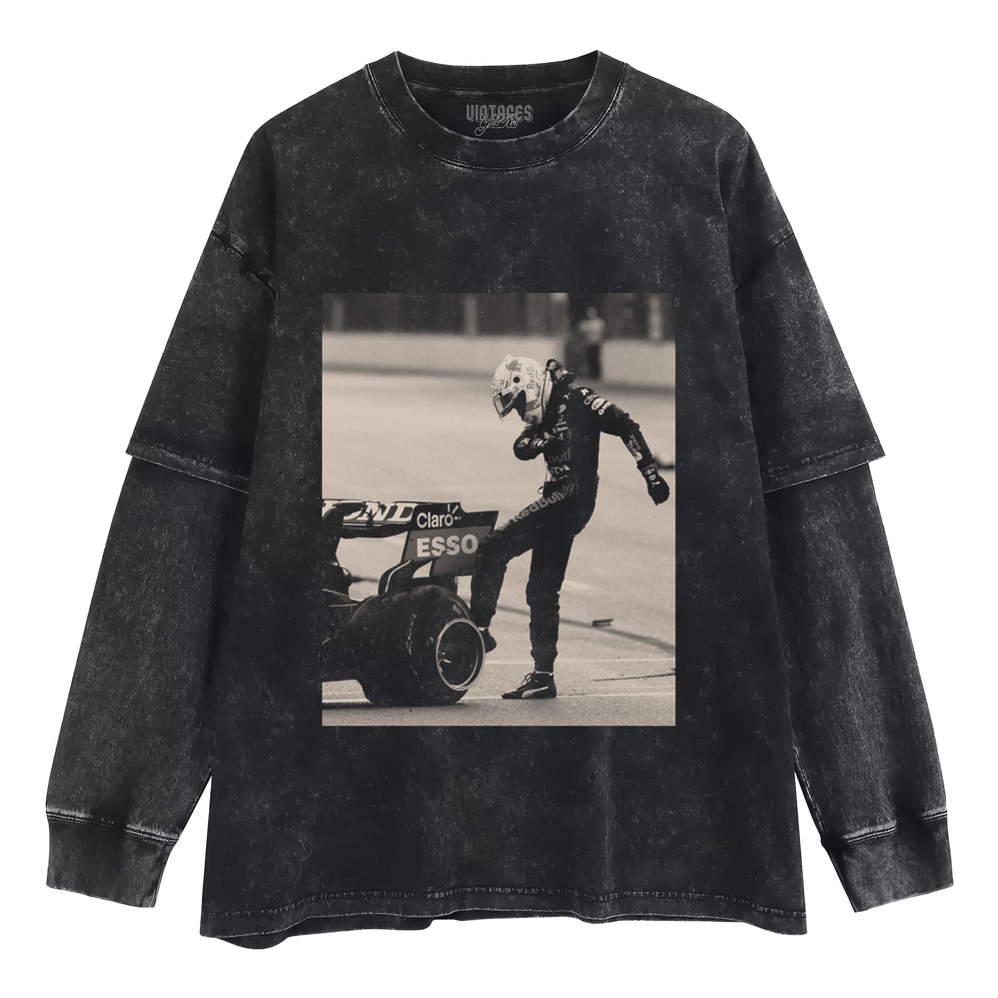 MAX VERSTAPPEN - KICK THE TIRES TANK TOP & TEE & LONG SLEEVE & LAYERED LS & HOODIE