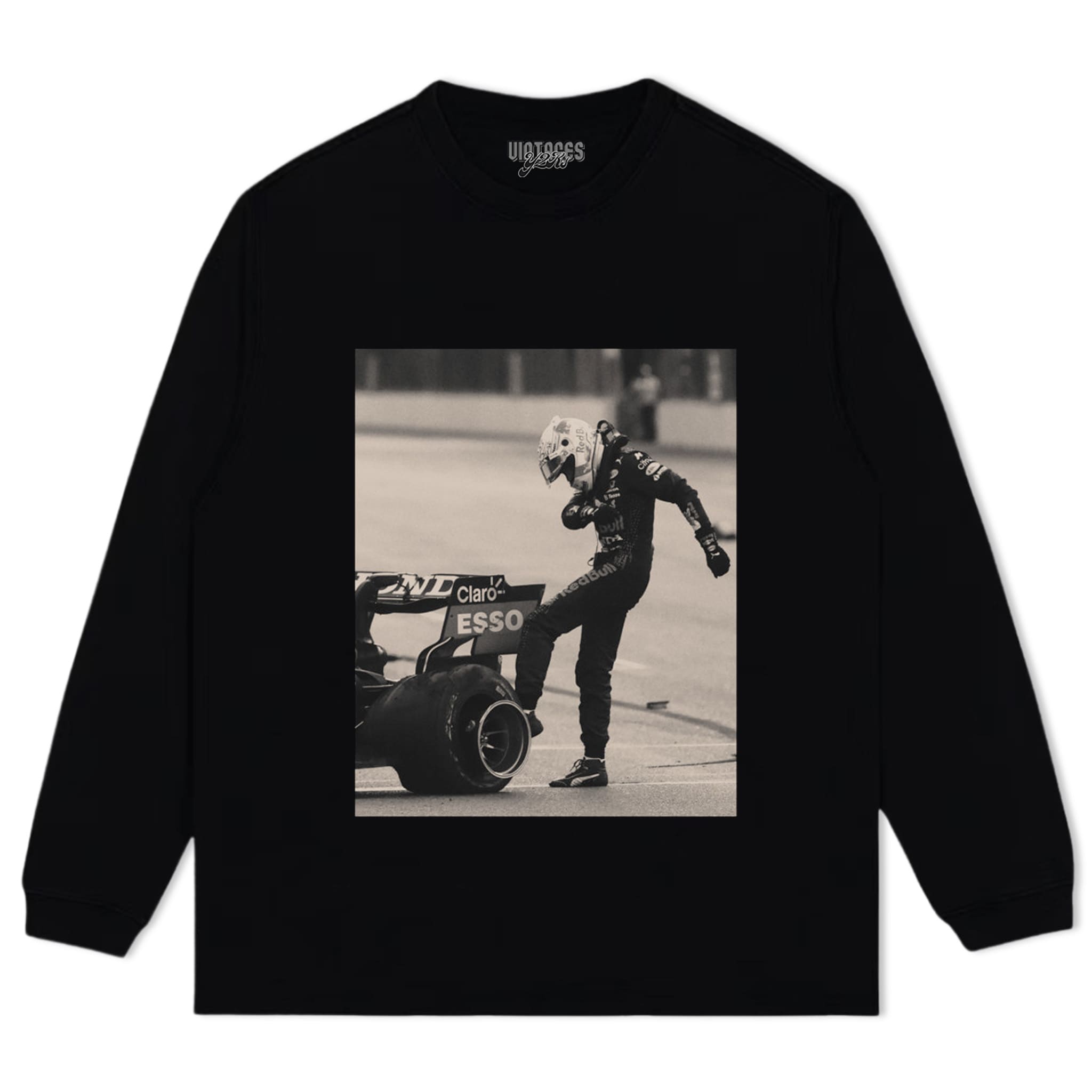 MAX VERSTAPPEN - KICK THE TIRES TANK TOP & TEE & LONG SLEEVE & LAYERED LS & HOODIE