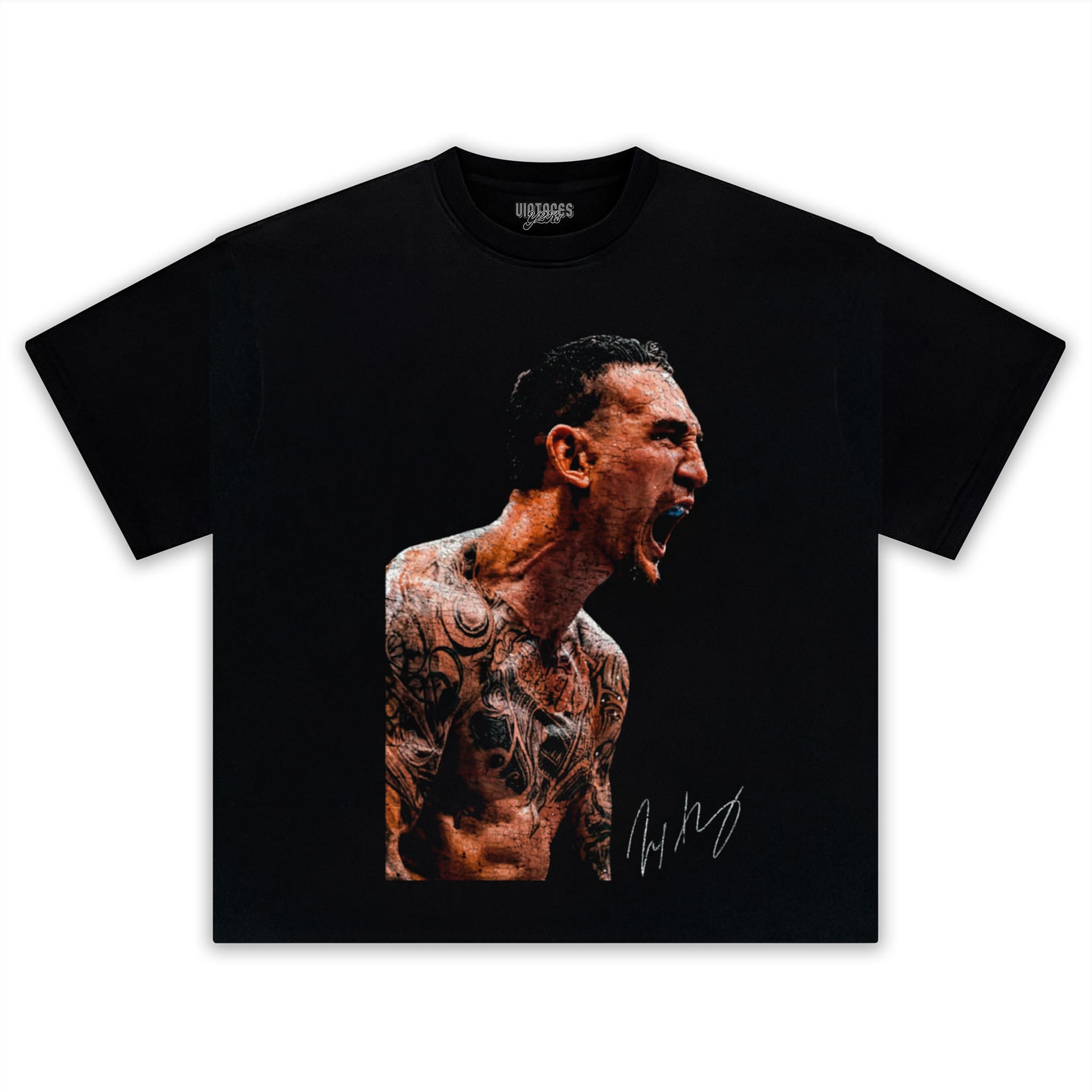 MAX HOLLOWAY VINTAGE MMA FIGHTER V2 TANK TOP & TEE & LONG SLEEVE & LAYERED LS & HOODIE