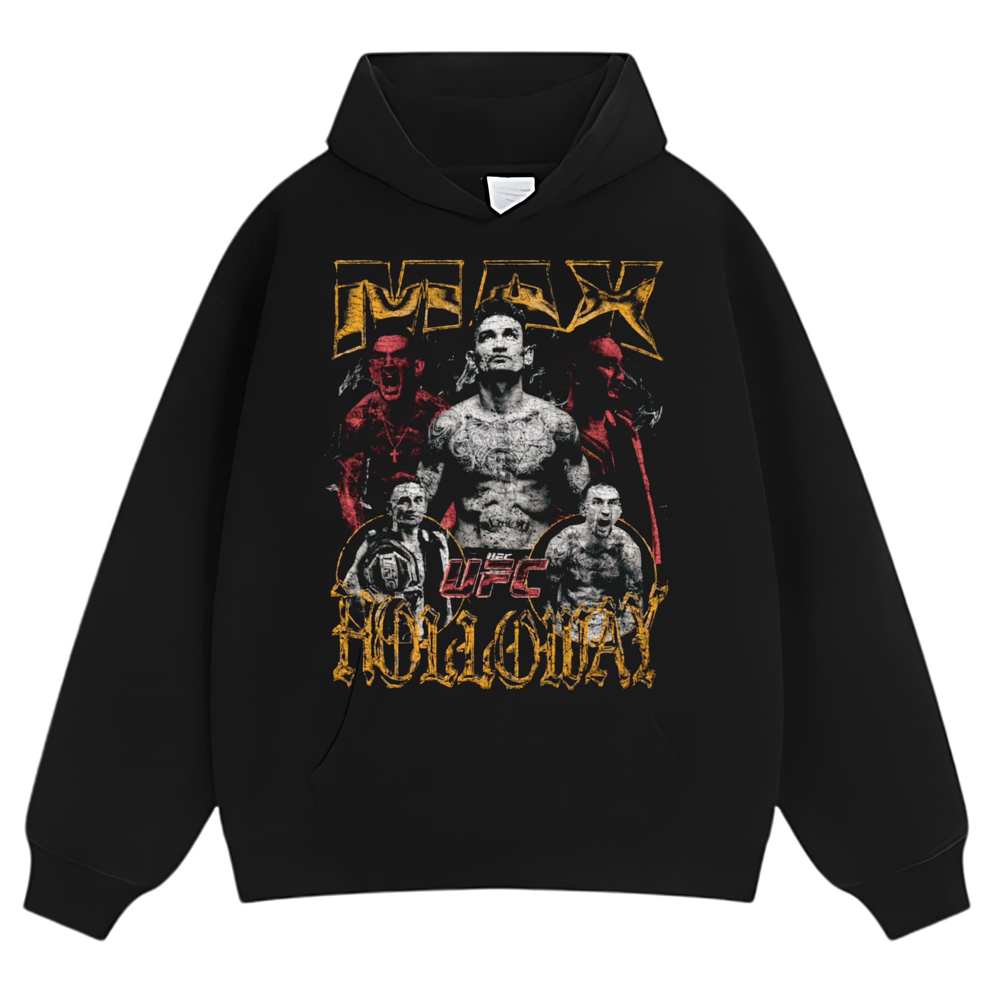 MAX HOLLOWAY VINTAGE MMA FIGHTER V3 TANK TOP & TEE & LONG SLEEVE & LAYERED LS & HOODIE