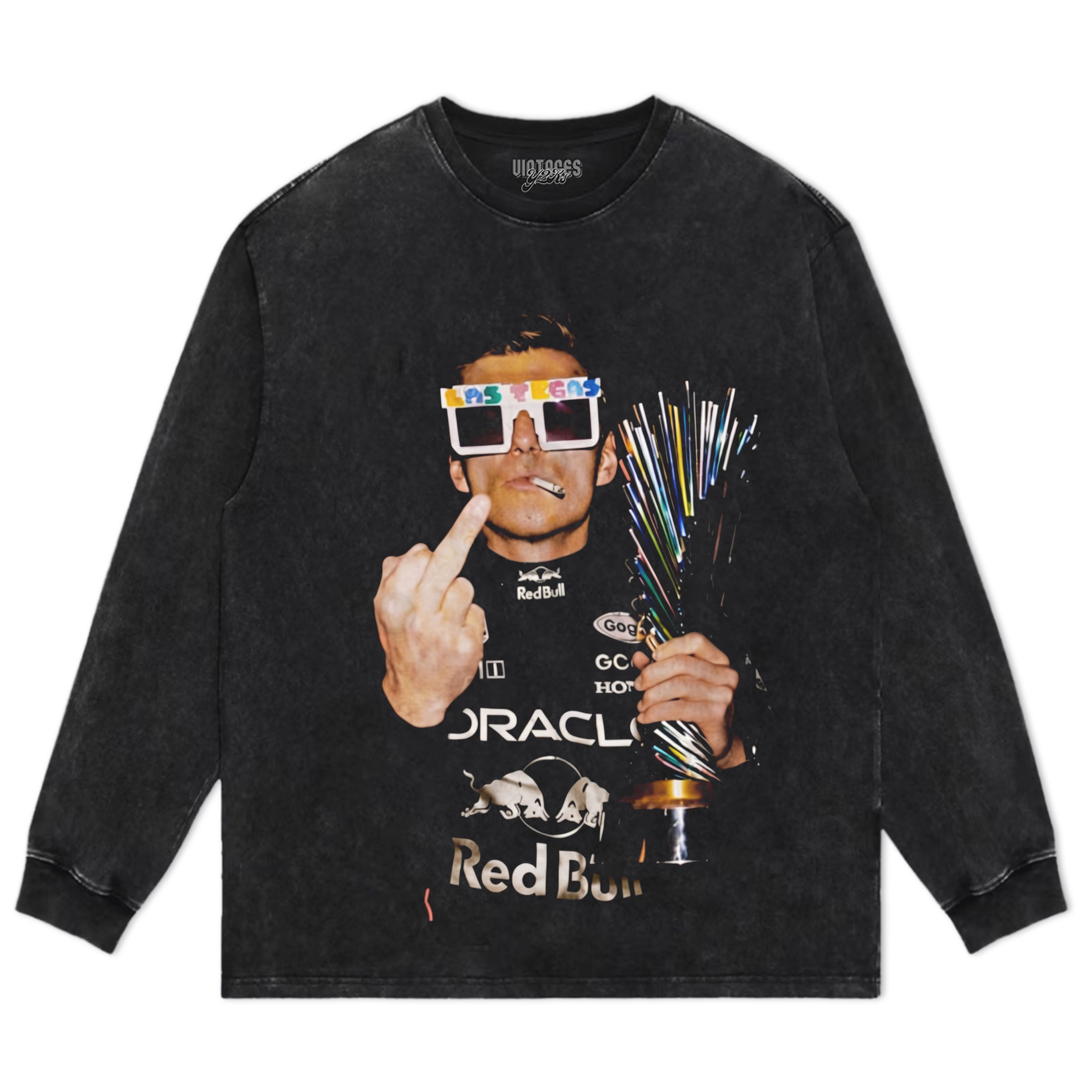 MAX VERSTAPPEN 2026 MIDDLE FINGER TANK TOP & TEE & LONG SLEEVE & LAYERED LS & HOODIE