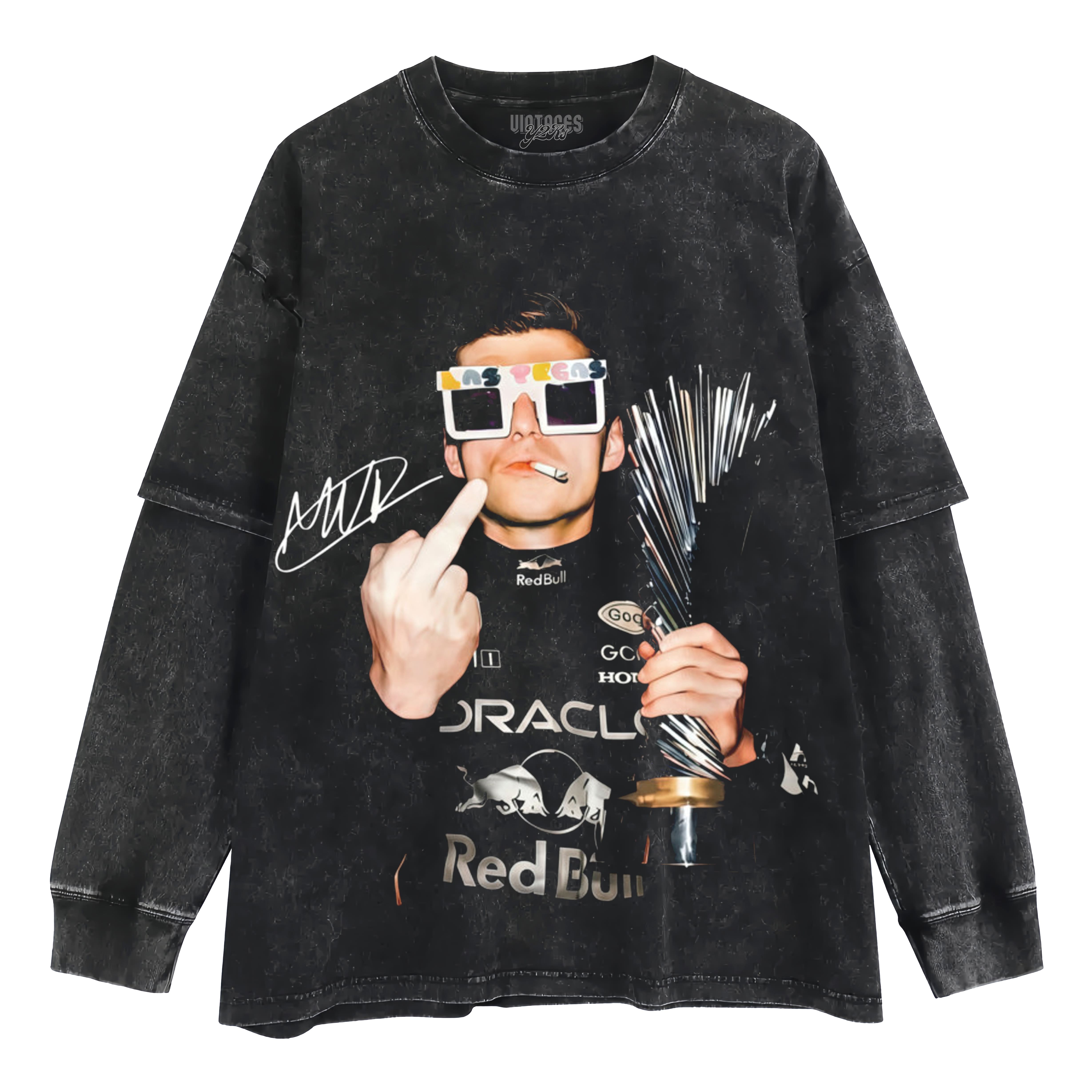 MAX VERSTAPPEN 2026 MIDDLE FINGER V2 TANK TOP & TEE & LONG SLEEVE & LAYERED LS & HOODIE