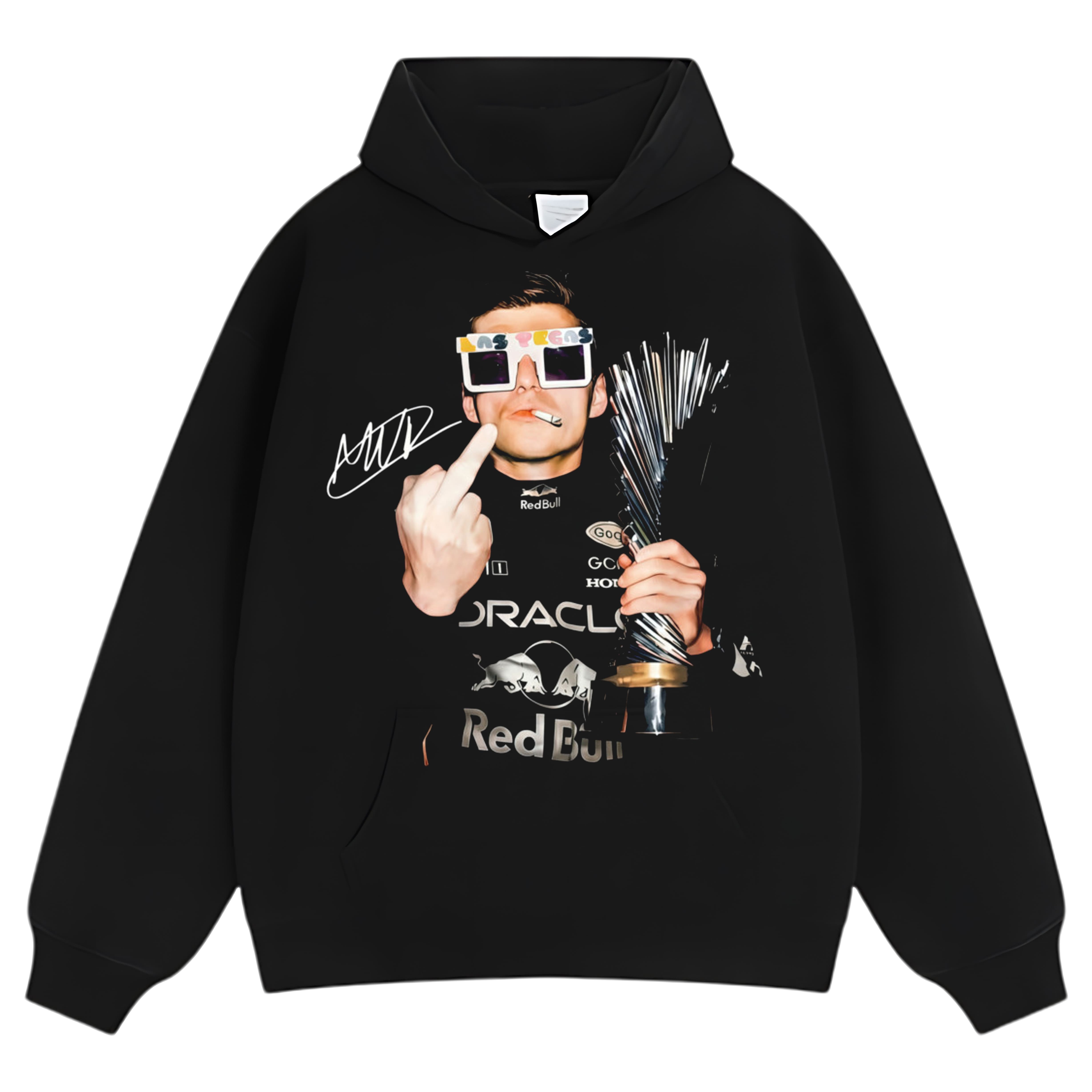 MAX VERSTAPPEN 2026 MIDDLE FINGER V2 TANK TOP & TEE & LONG SLEEVE & LAYERED LS & HOODIE