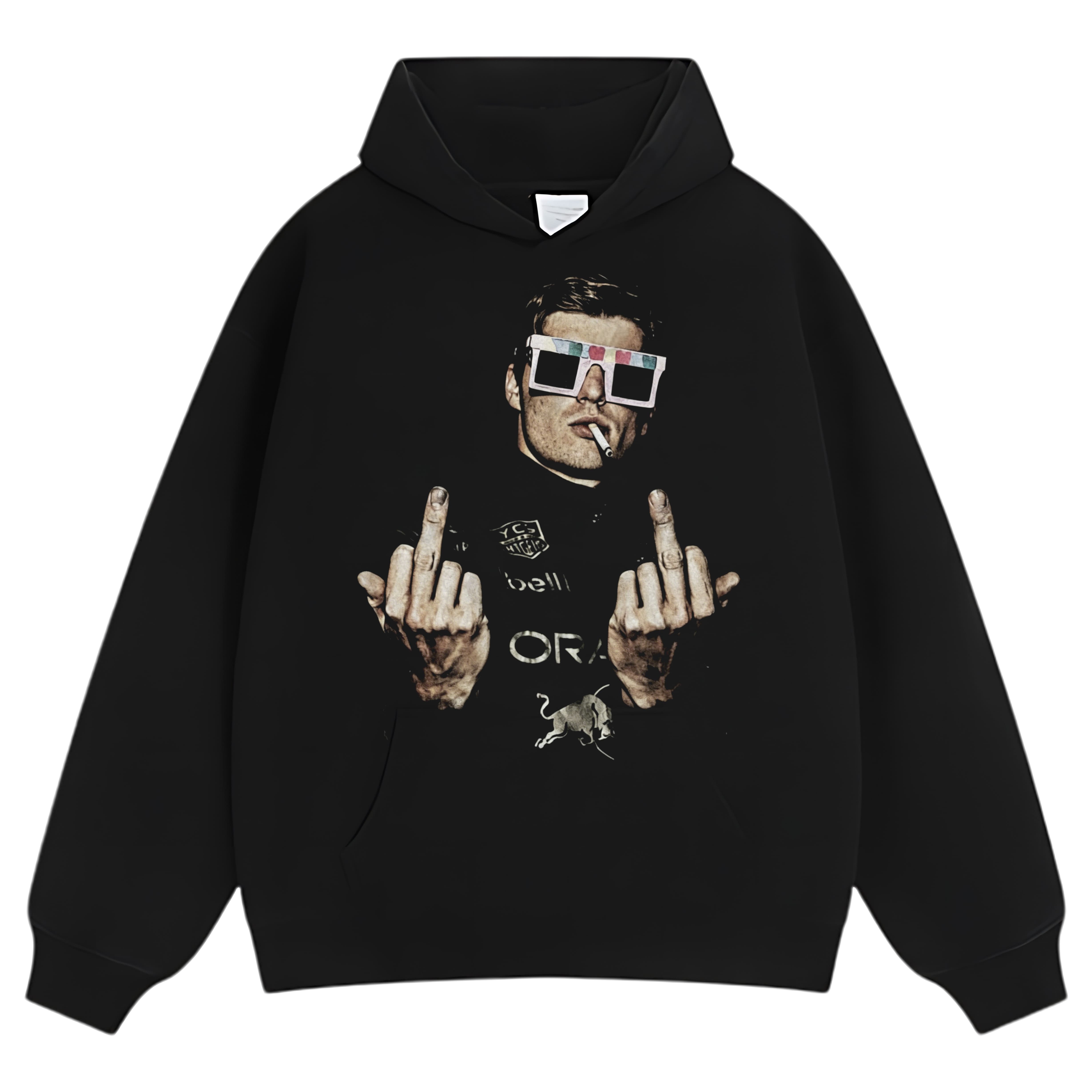 MAX VERSTAPPEN 2026 MIDDLE FINGER V3 TANK TOP & TEE & LONG SLEEVE & LAYERED LS & HOODIE