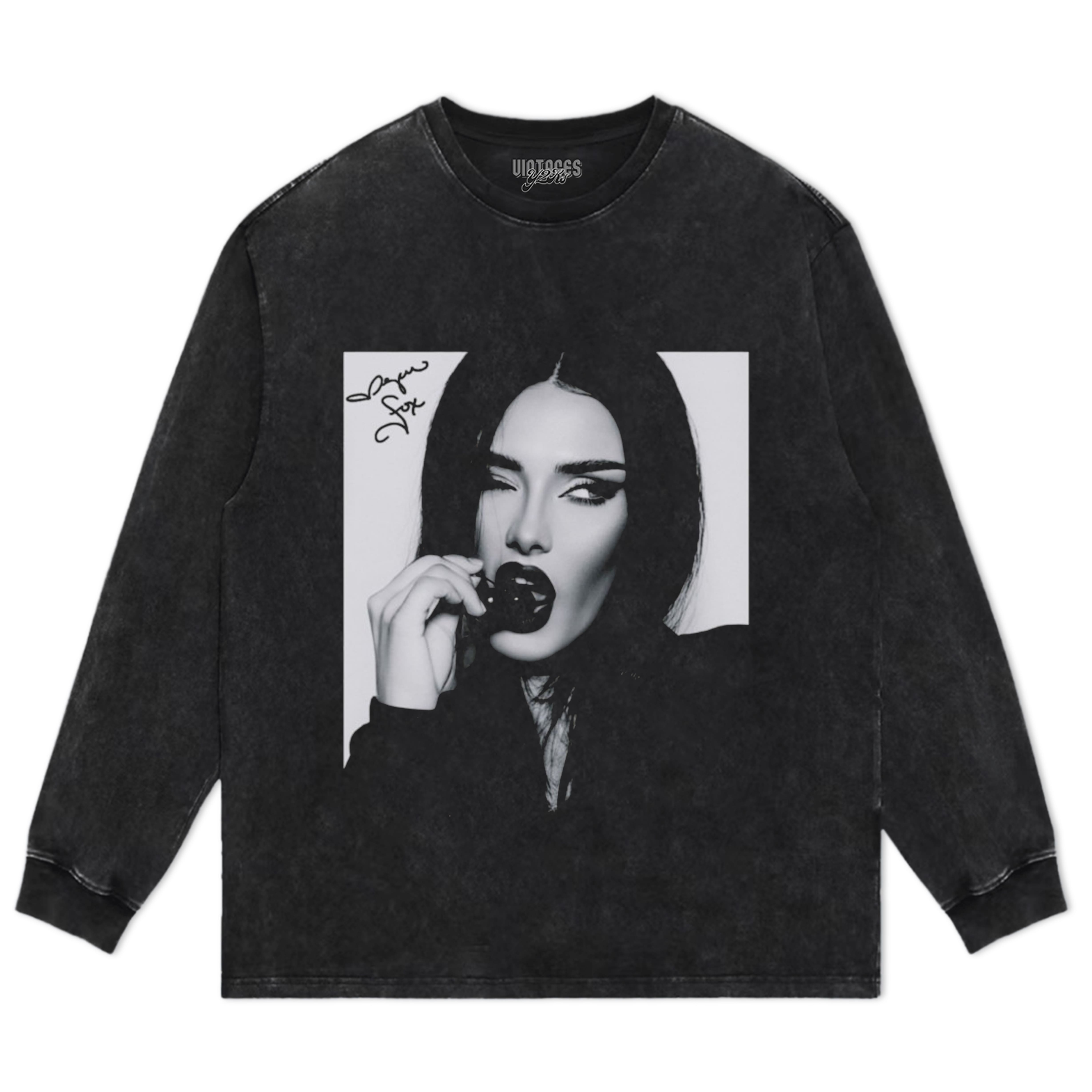 MEGAN FOX CHERRY TANK TOP & TEE & LONG SLEEVE & LAYERED LS & HOODIE