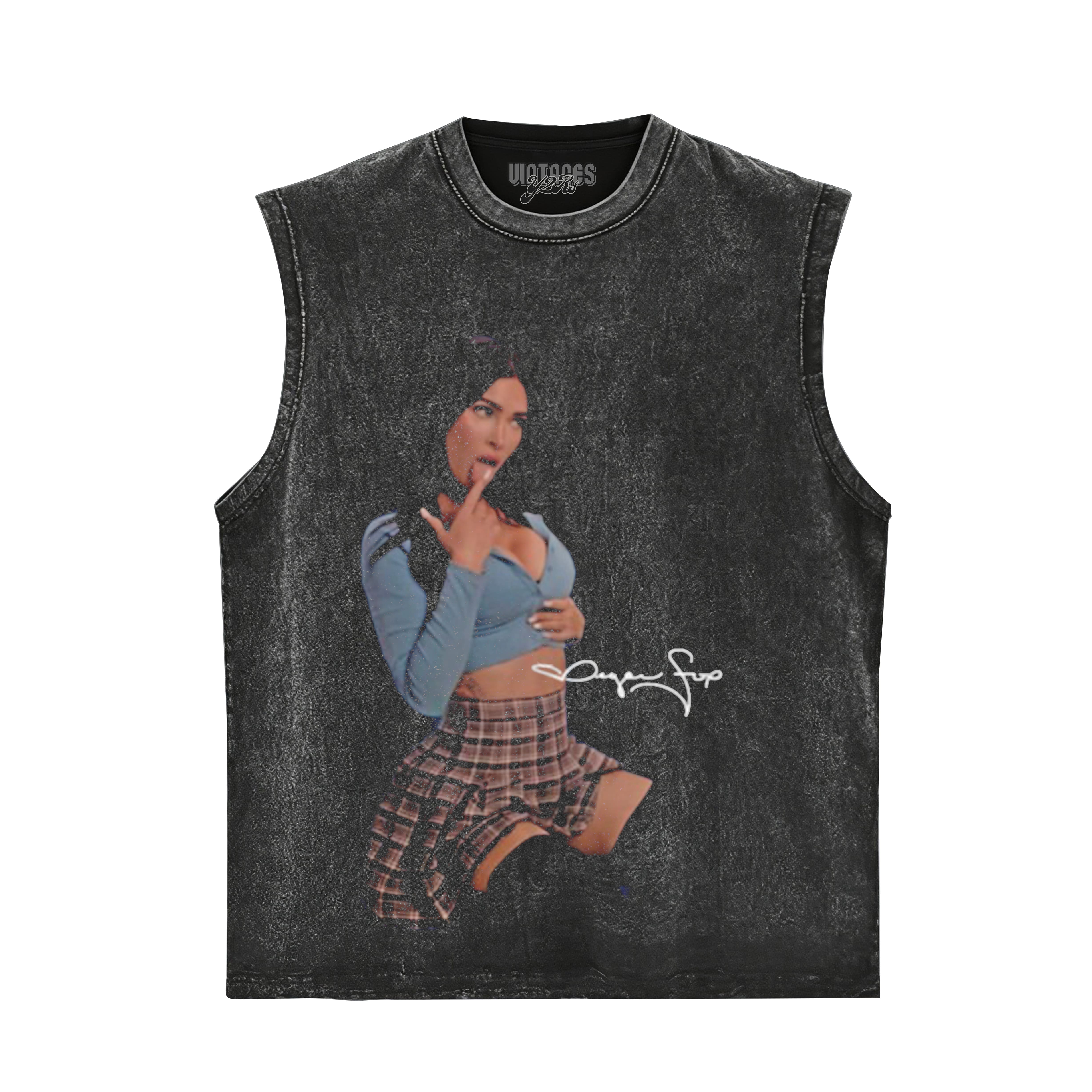 MEGAN FOX SEXY SIGNATURE TANK TOP & TEE & LONG SLEEVE & LAYERED LS & HOODIE