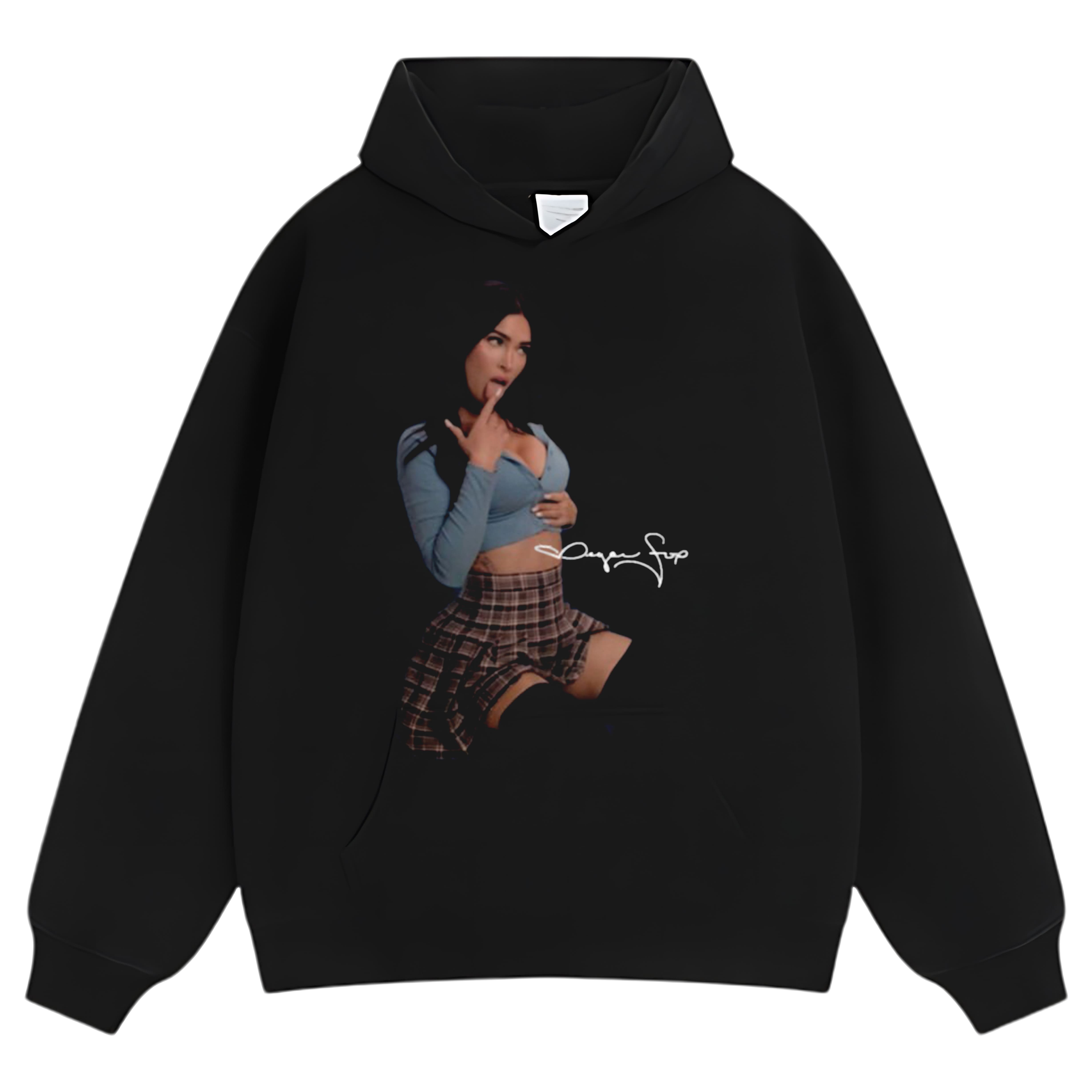 MEGAN FOX SEXY SIGNATURE TANK TOP & TEE & LONG SLEEVE & LAYERED LS & HOODIE