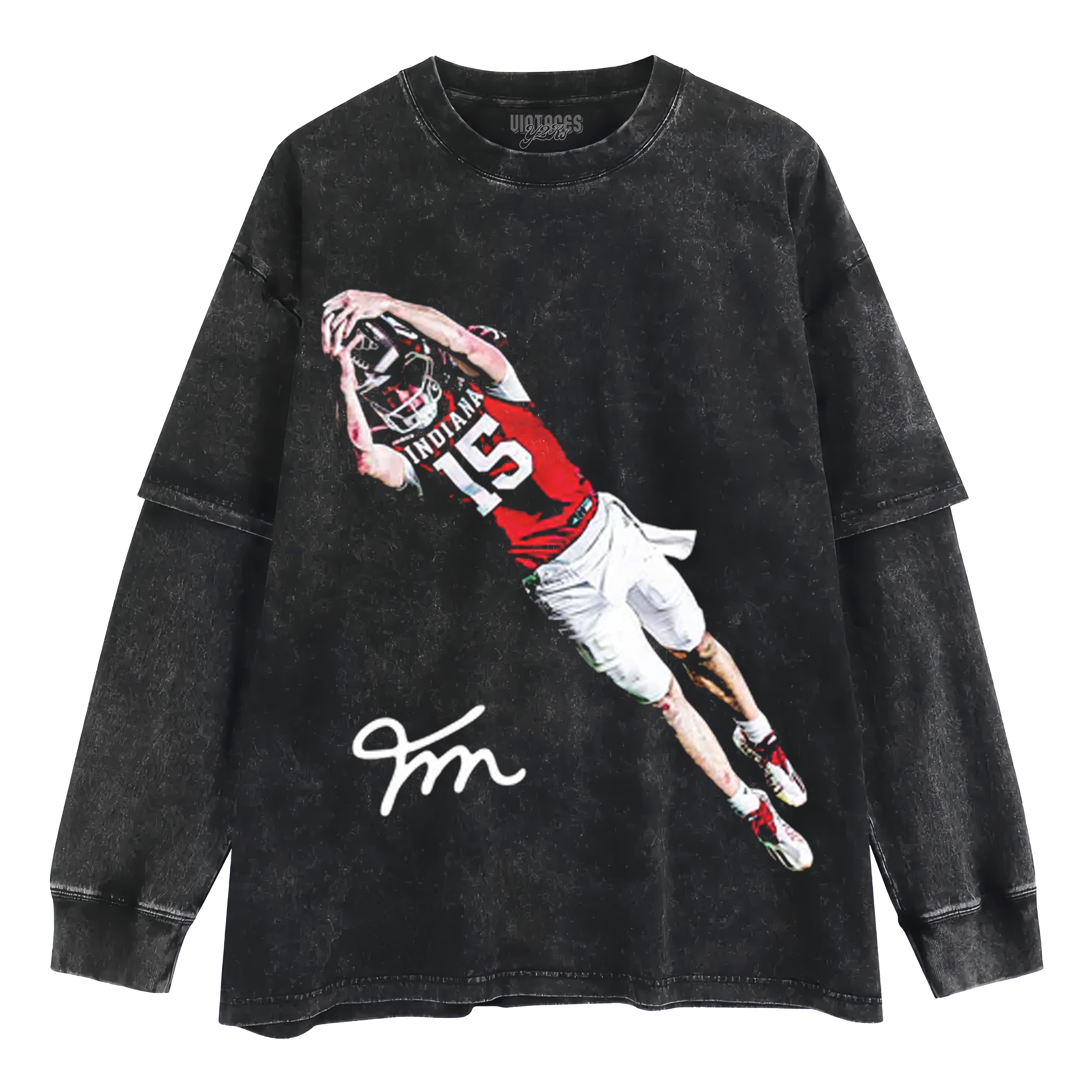MENDOZA - NATTY FLIPPIN CHAMPS LAYERED LONG SLEEVE