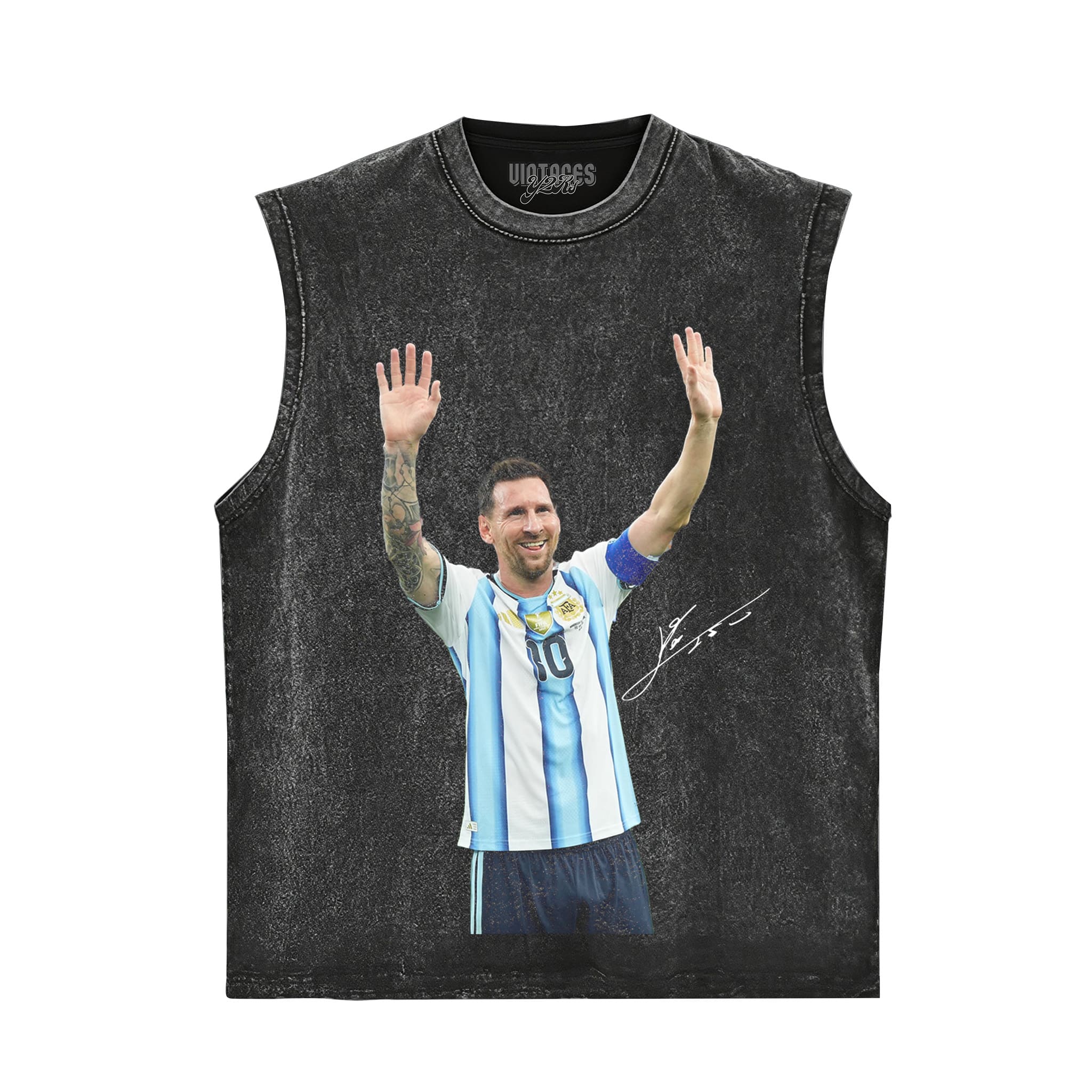 MESSI - BREAKS WORLD CUP GOALS RECORD V2 TANK TOP & TEE & LONG SLEEVE & LAYERED LS & HOODIE