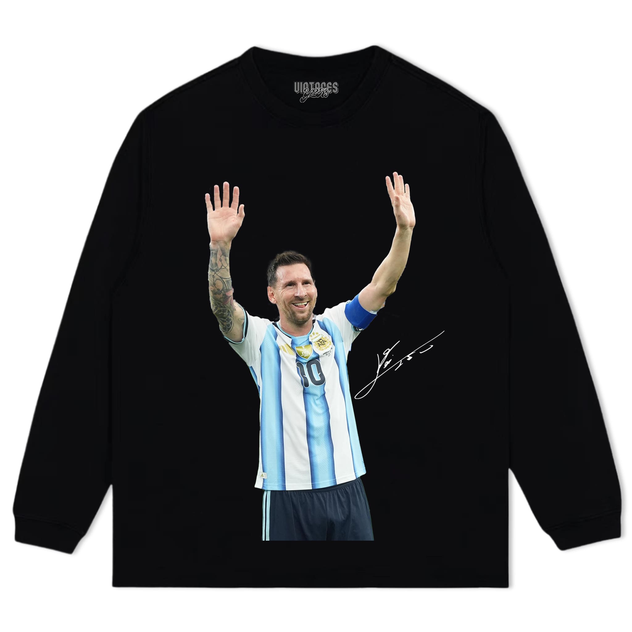 MESSI - BREAKS WORLD CUP GOALS RECORD V2 TANK TOP & TEE & LONG SLEEVE & LAYERED LS & HOODIE