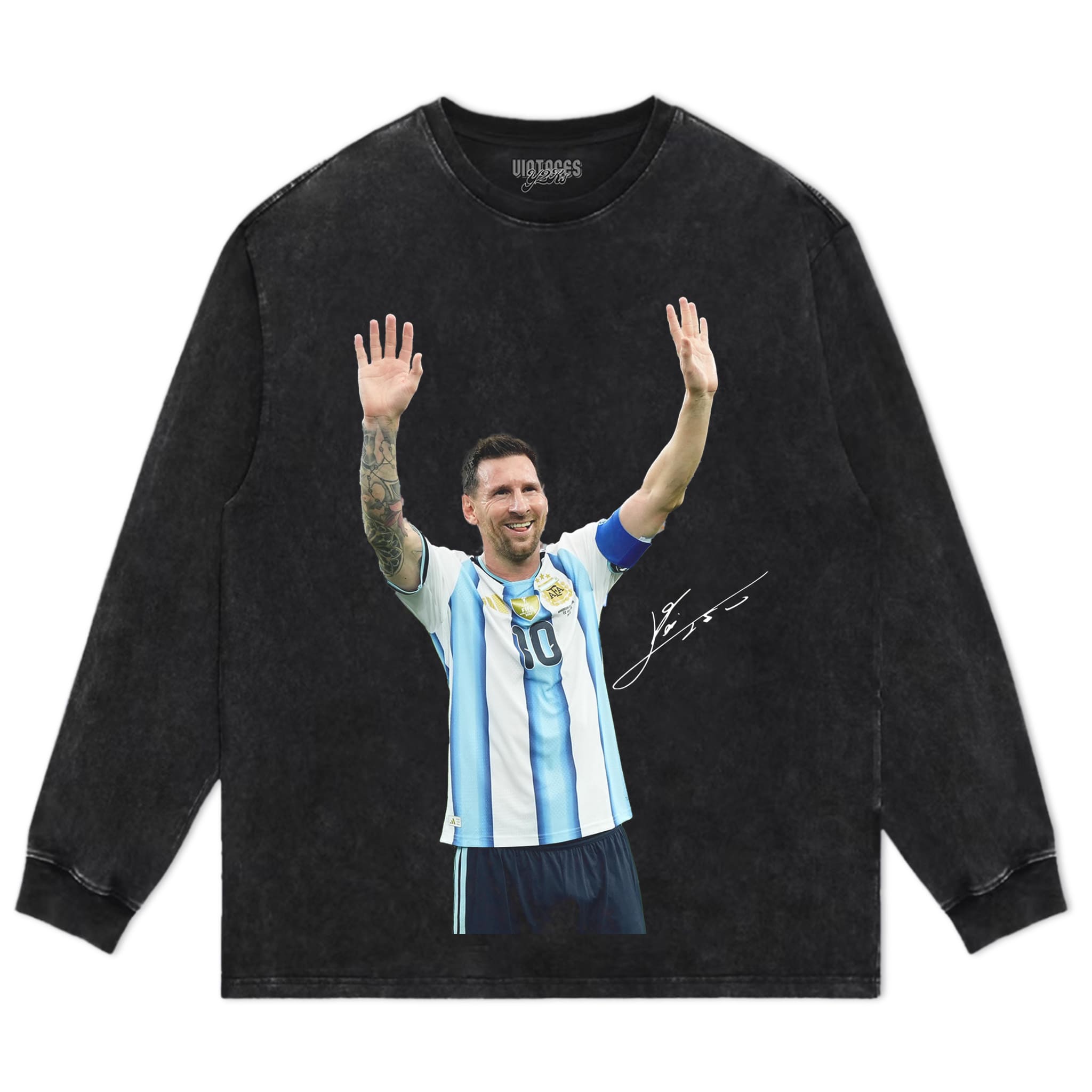 MESSI - BREAKS WORLD CUP GOALS RECORD V2 TANK TOP & TEE & LONG SLEEVE & LAYERED LS & HOODIE