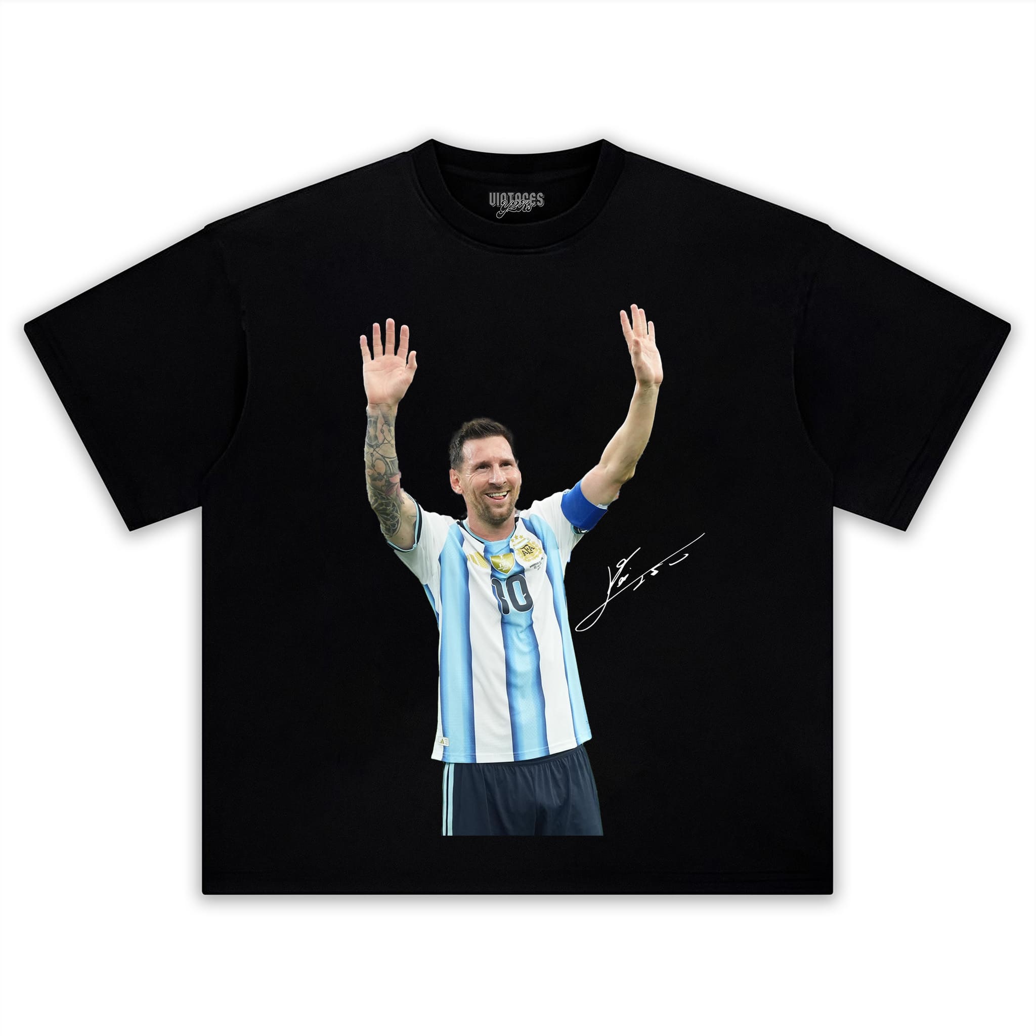 MESSI - BREAKS WORLD CUP GOALS RECORD V2 TANK TOP & TEE & LONG SLEEVE & LAYERED LS & HOODIE