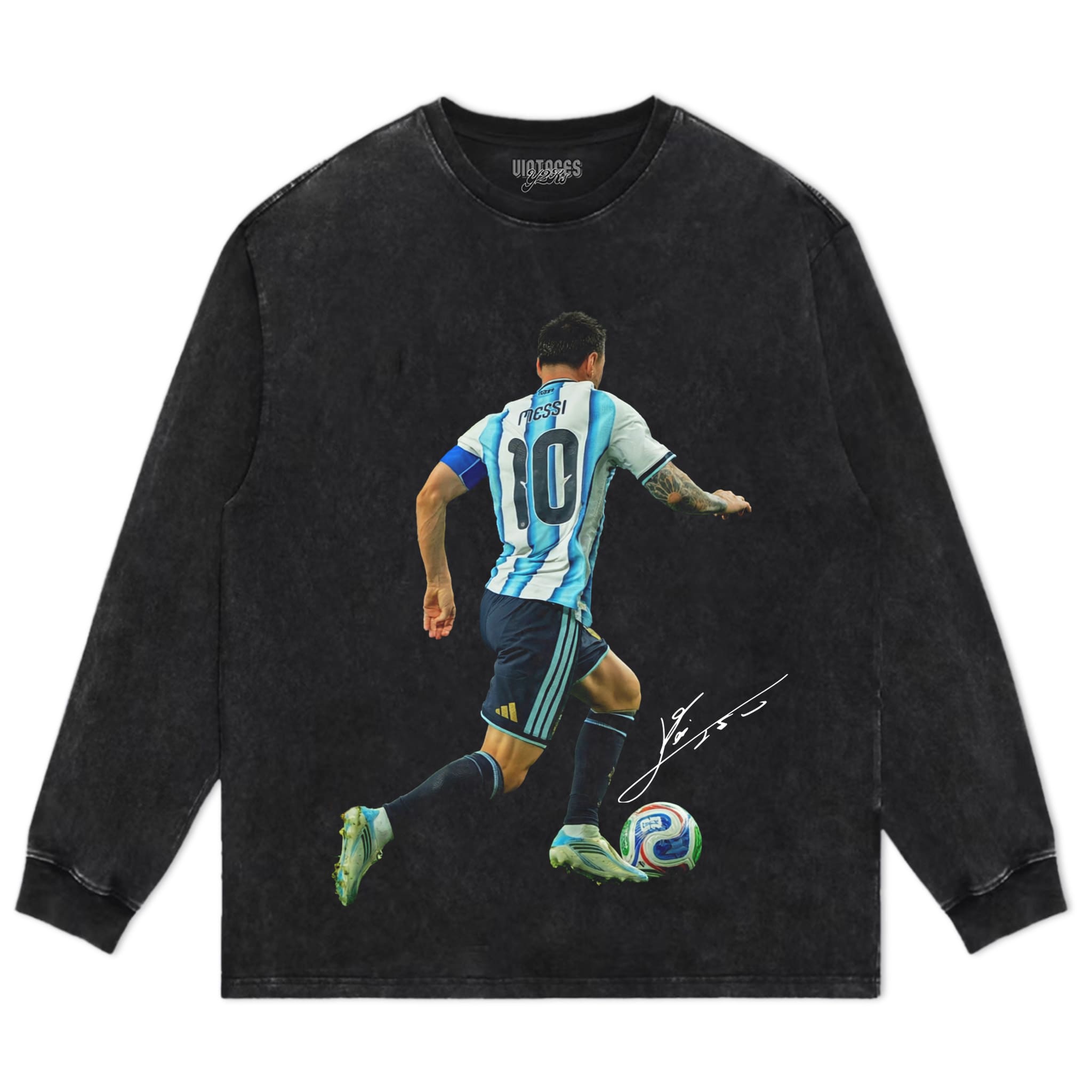 MESSI - BREAKS WORLD CUP GOALS RECORD V3 TANK TOP & TEE & LONG SLEEVE & LAYERED LS & HOODIE