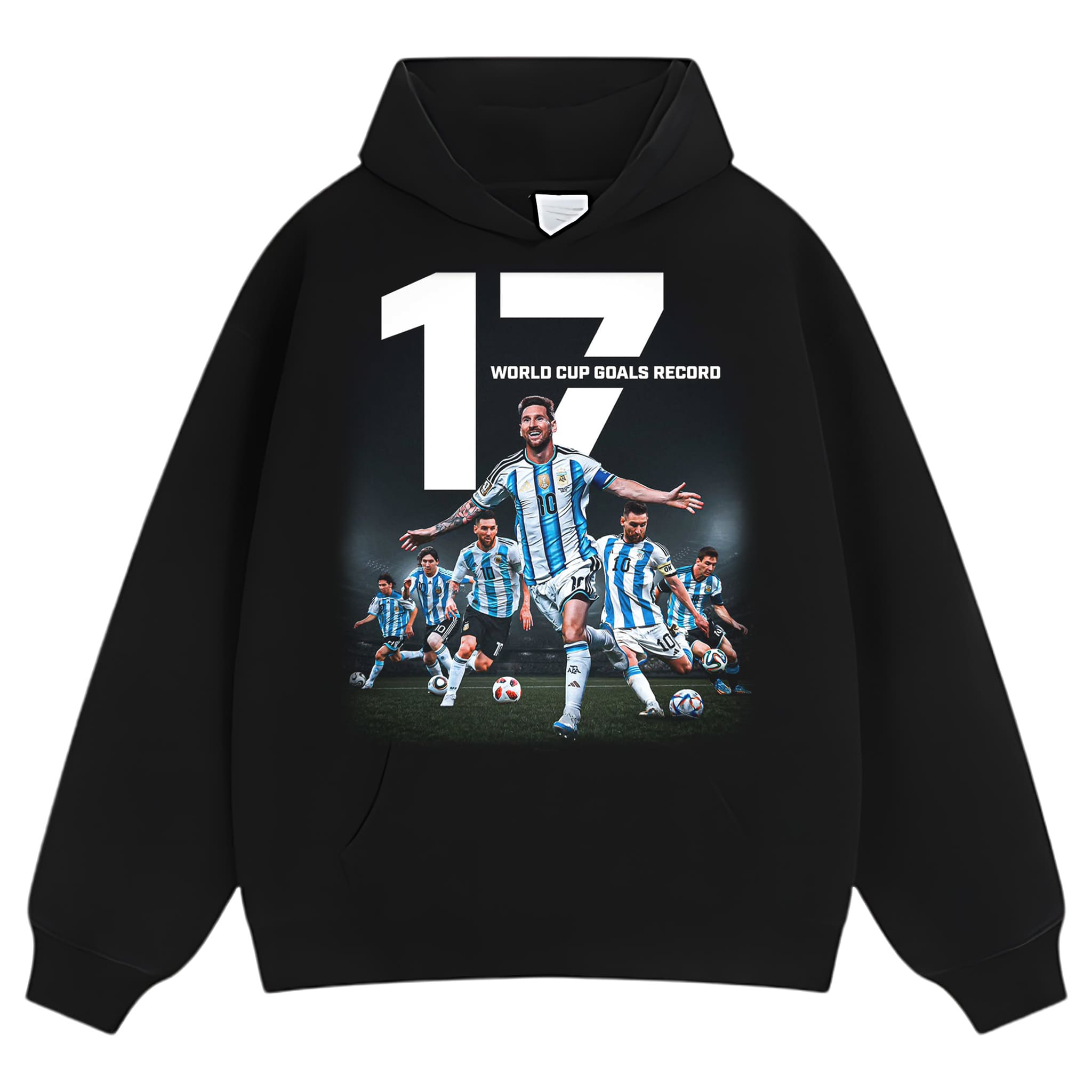MESSI WORLD CUP GOALS RECORD TANK TOP & TEE & LONG SLEEVE & LAYERED LS & HOODIE