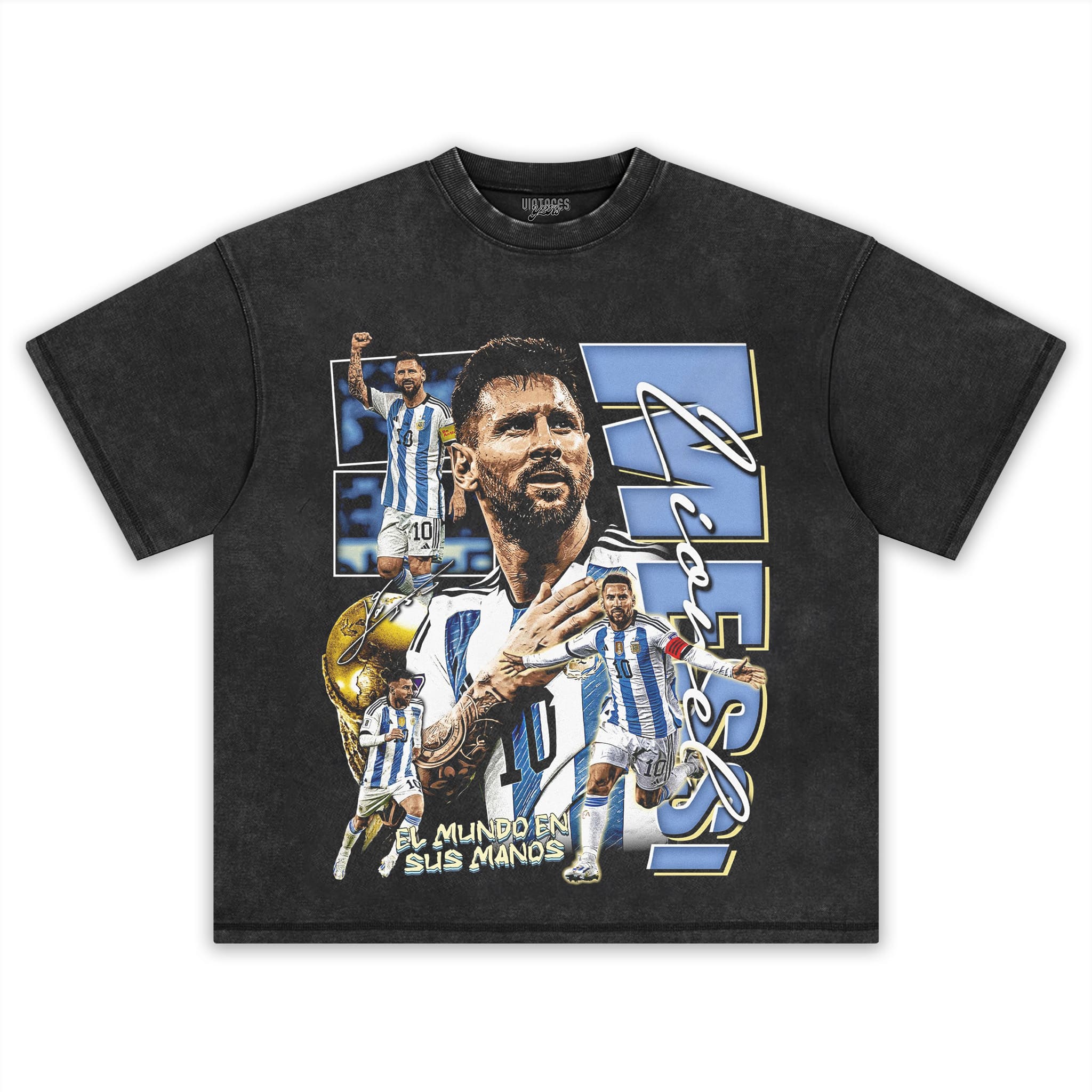 MESSI - GOAT V2 TANK TOP & TEE & LONG SLEEVE & LAYERED LS & HOODIE