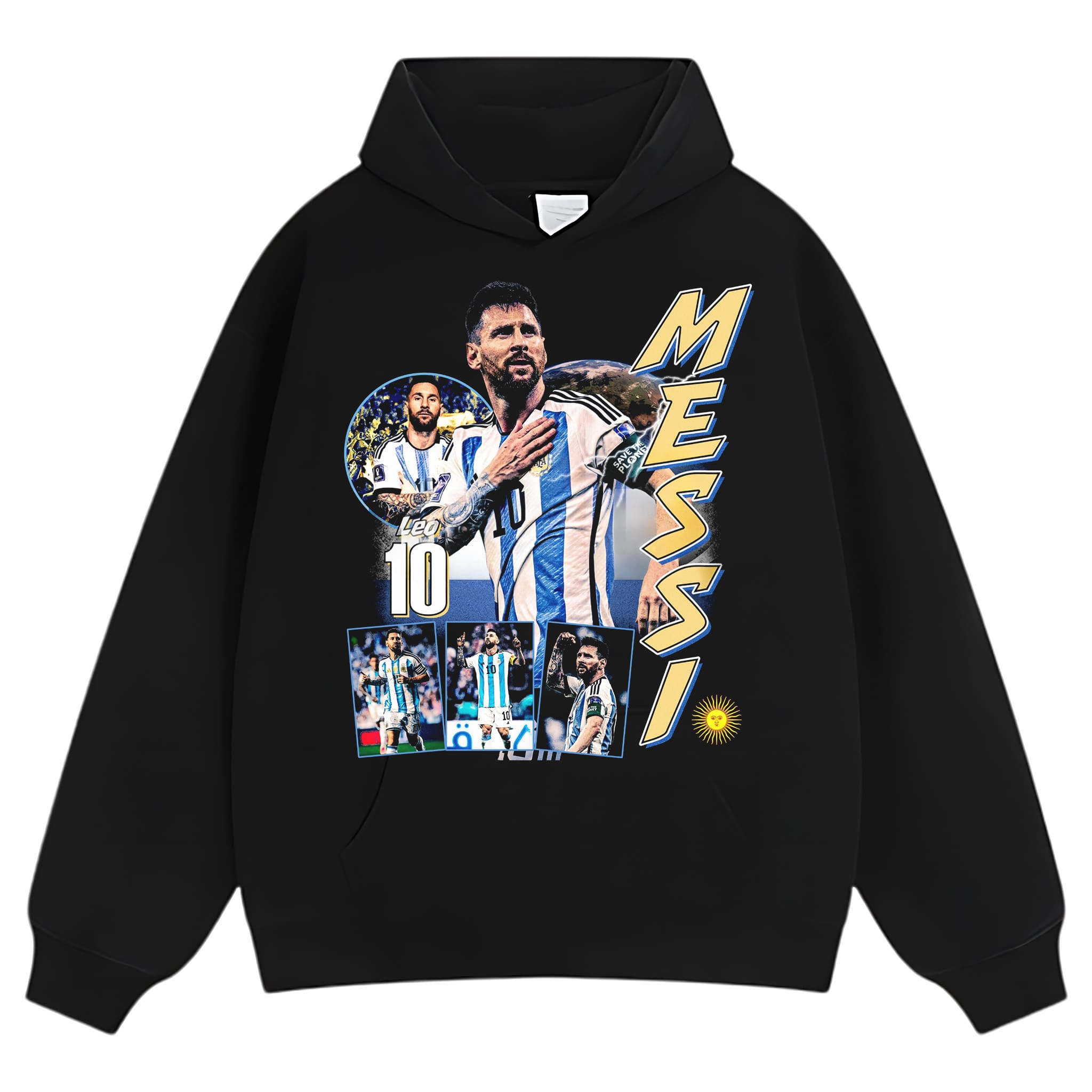 MESSI - GOAT V3 TANK TOP & TEE & LONG SLEEVE & LAYERED LS & HOODIE