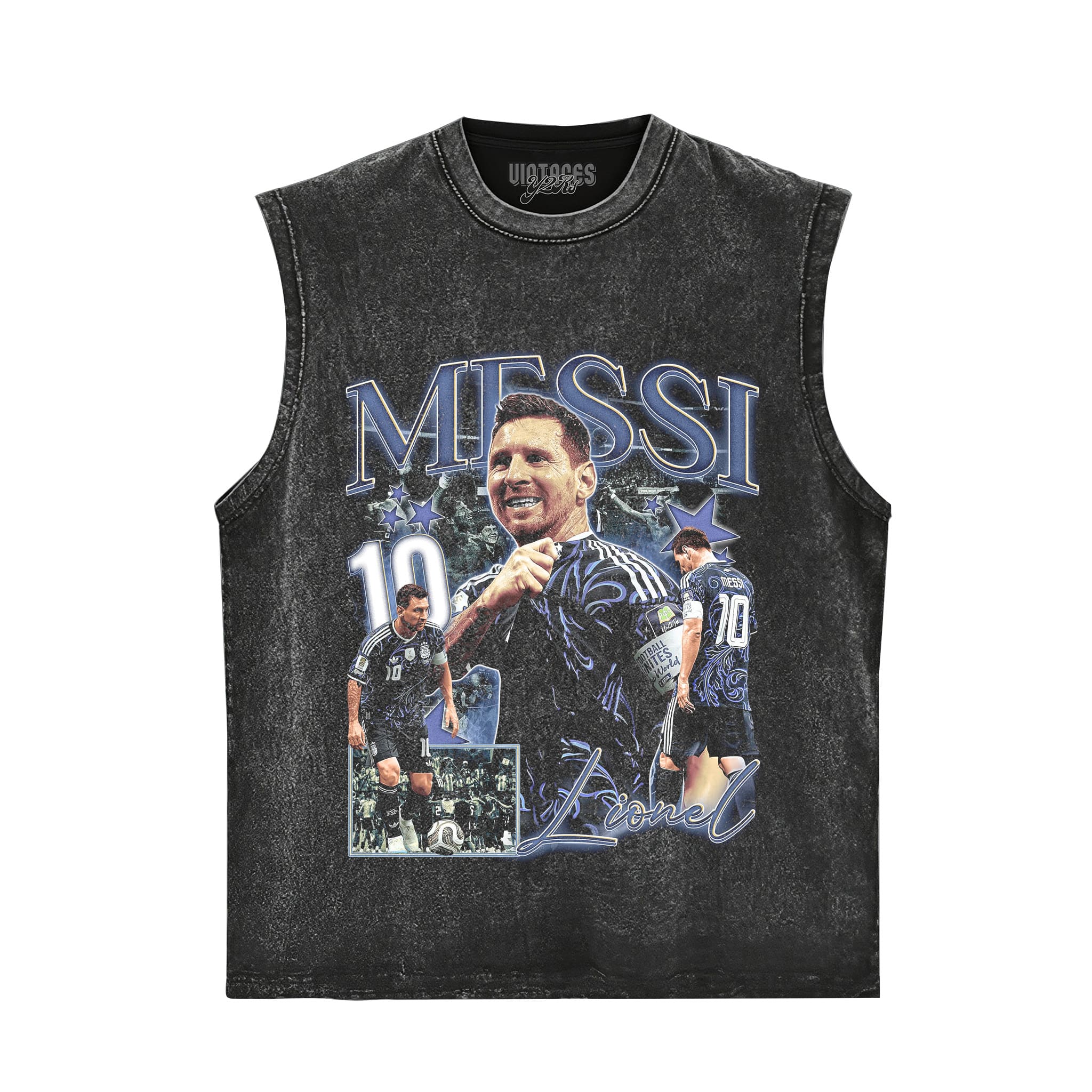 MESSI - GOAT V4 TANK TOP & TEE & LONG SLEEVE & LAYERED LS & HOODIE
