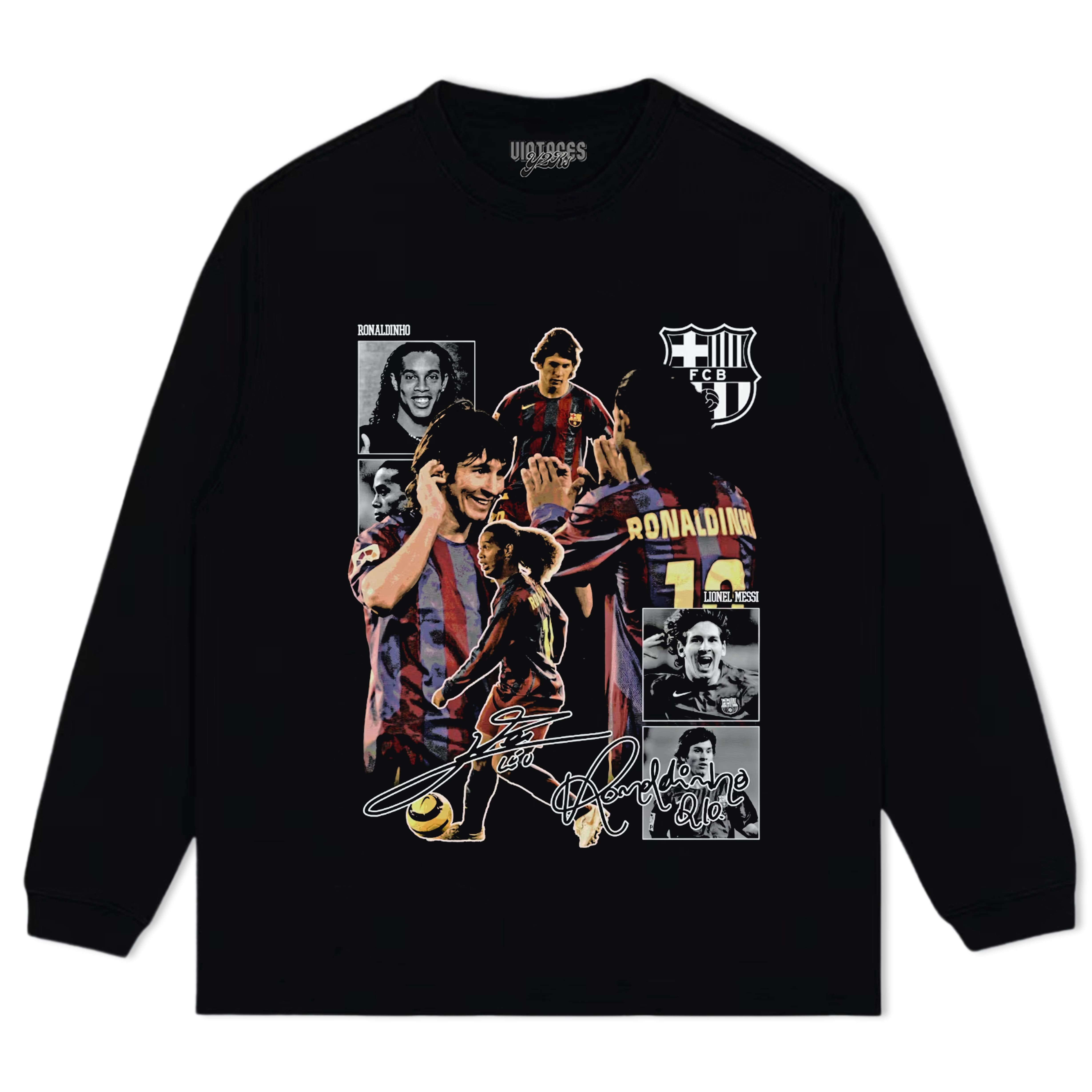 MESSI & RONALDINHO DUO TANK TOP & TEE & LONG SLEEVE & LAYERED LS & HOODIE