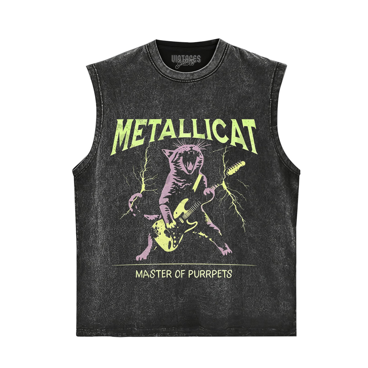 METALLICA - ROCK CAT TANK TOP & TEE & LONG SLEEVE & LAYERED LS & HOODIE