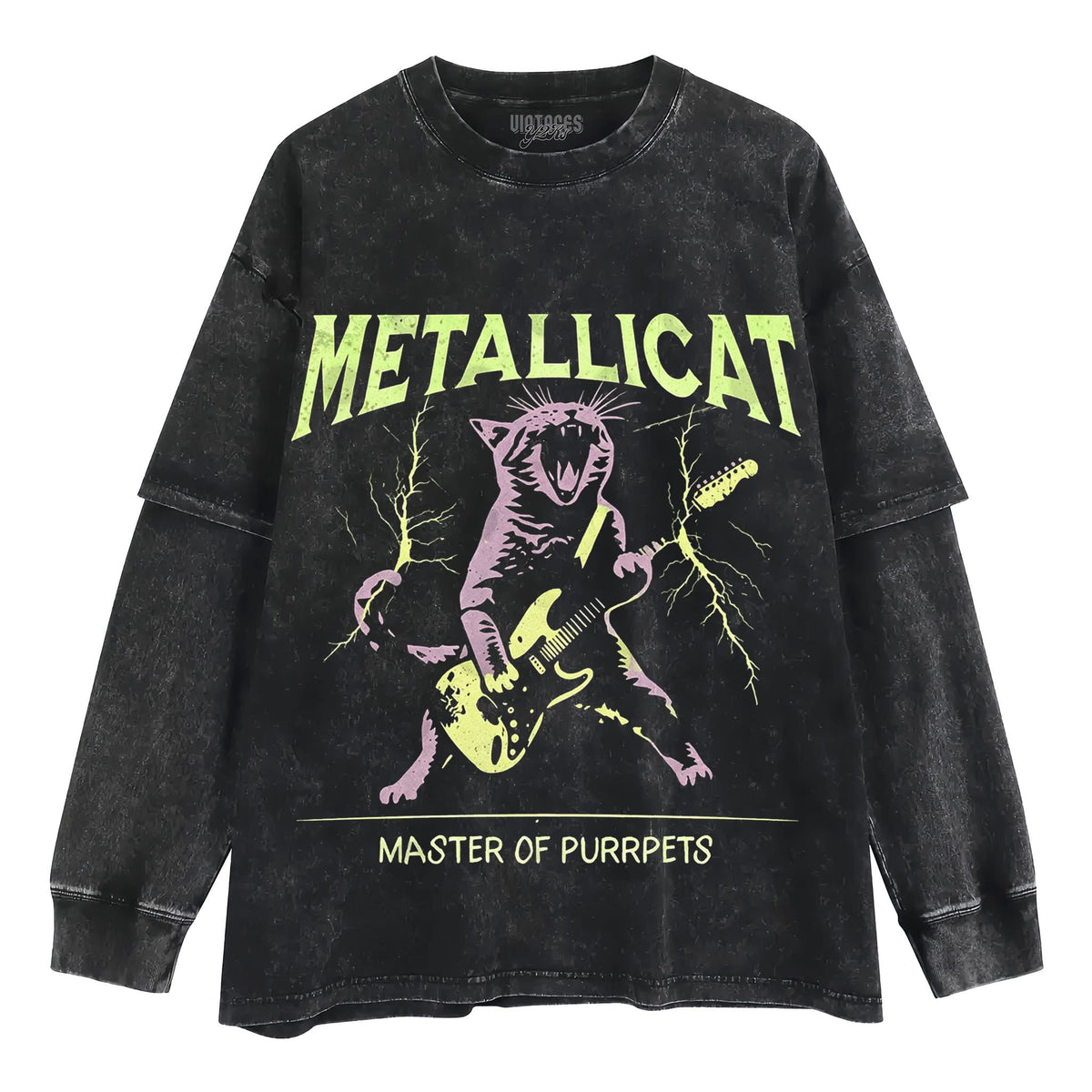 METALLICA - ROCK CAT TANK TOP & TEE & LONG SLEEVE & LAYERED LS & HOODIE