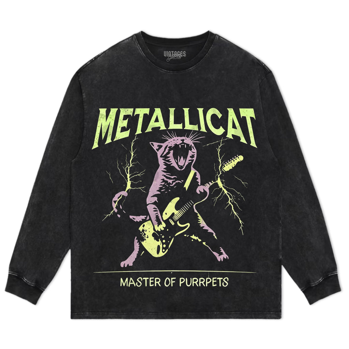 METALLICA - ROCK CAT TANK TOP & TEE & LONG SLEEVE & LAYERED LS & HOODIE