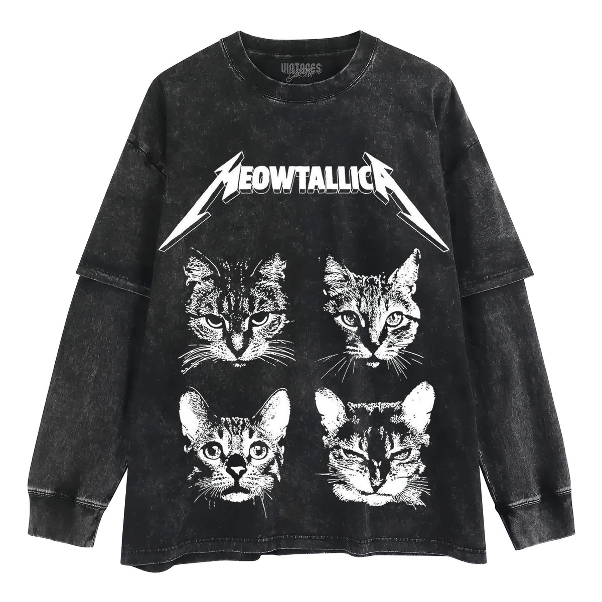 METALLICA - ROCK CAT V2 TANK TOP & TEE & LONG SLEEVE & LAYERED LS & HOODIE