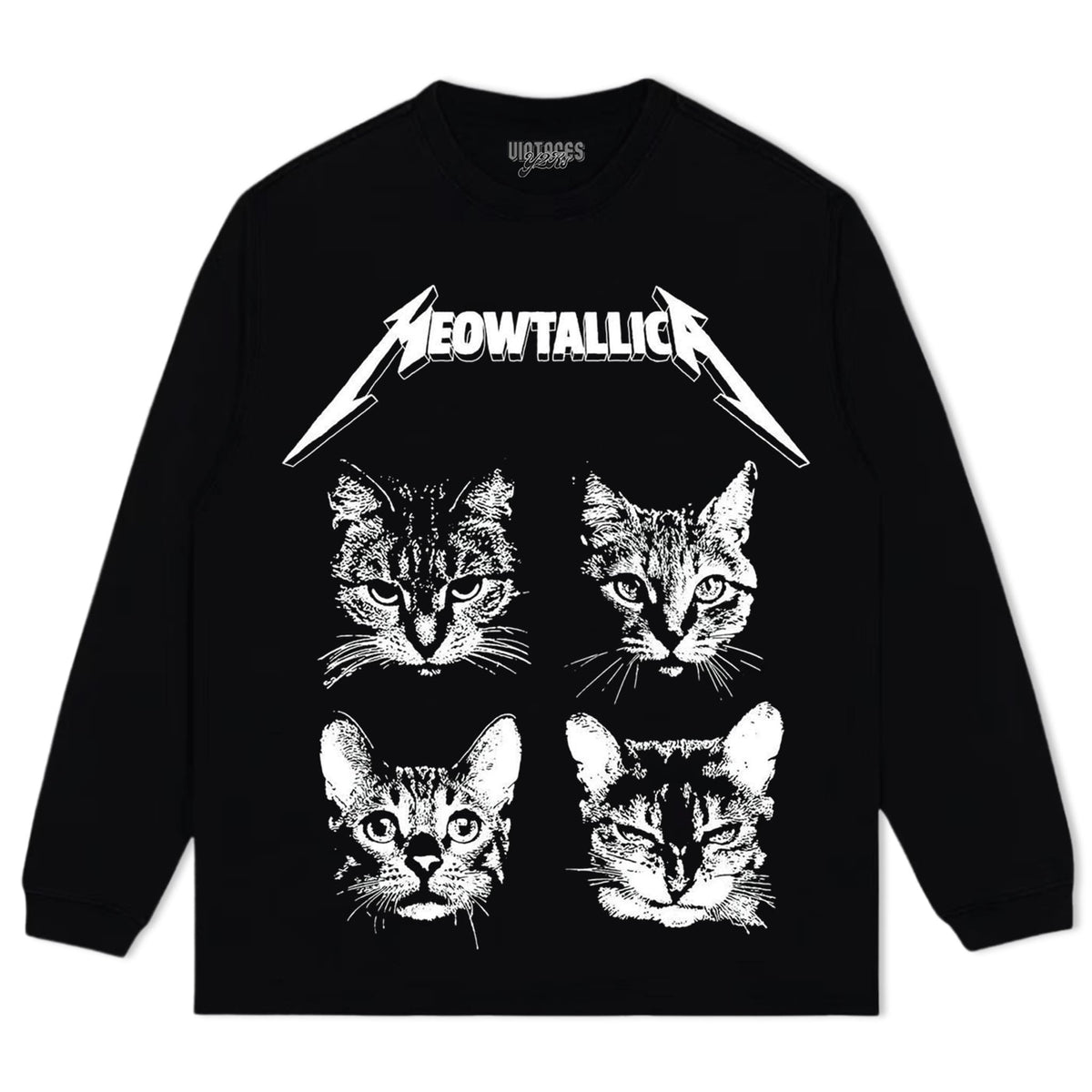 METALLICA - ROCK CAT V2 TANK TOP & TEE & LONG SLEEVE & LAYERED LS & HOODIE