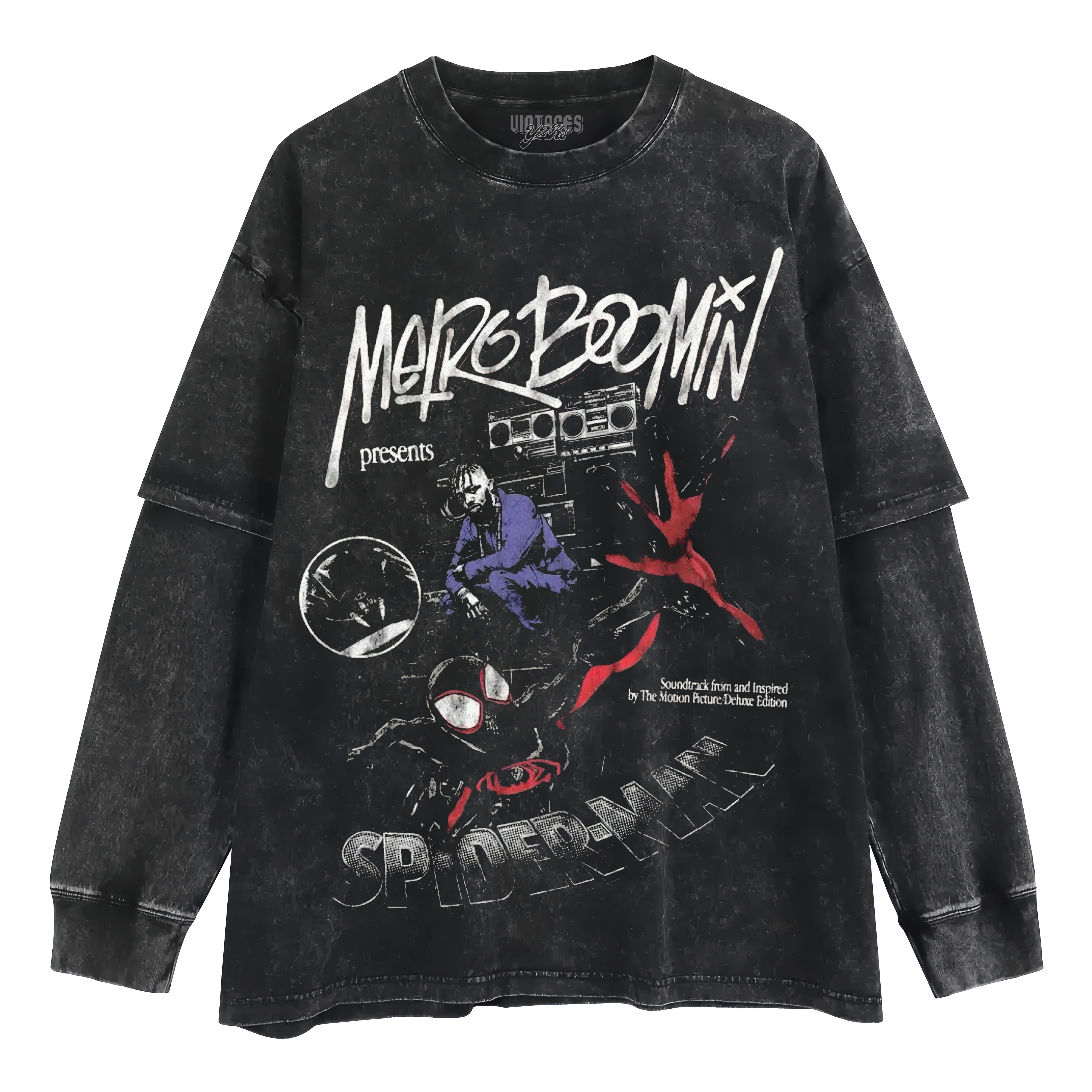 METRO BOOMIN X SPIDER MAN LAYERED LONG SLEEVE