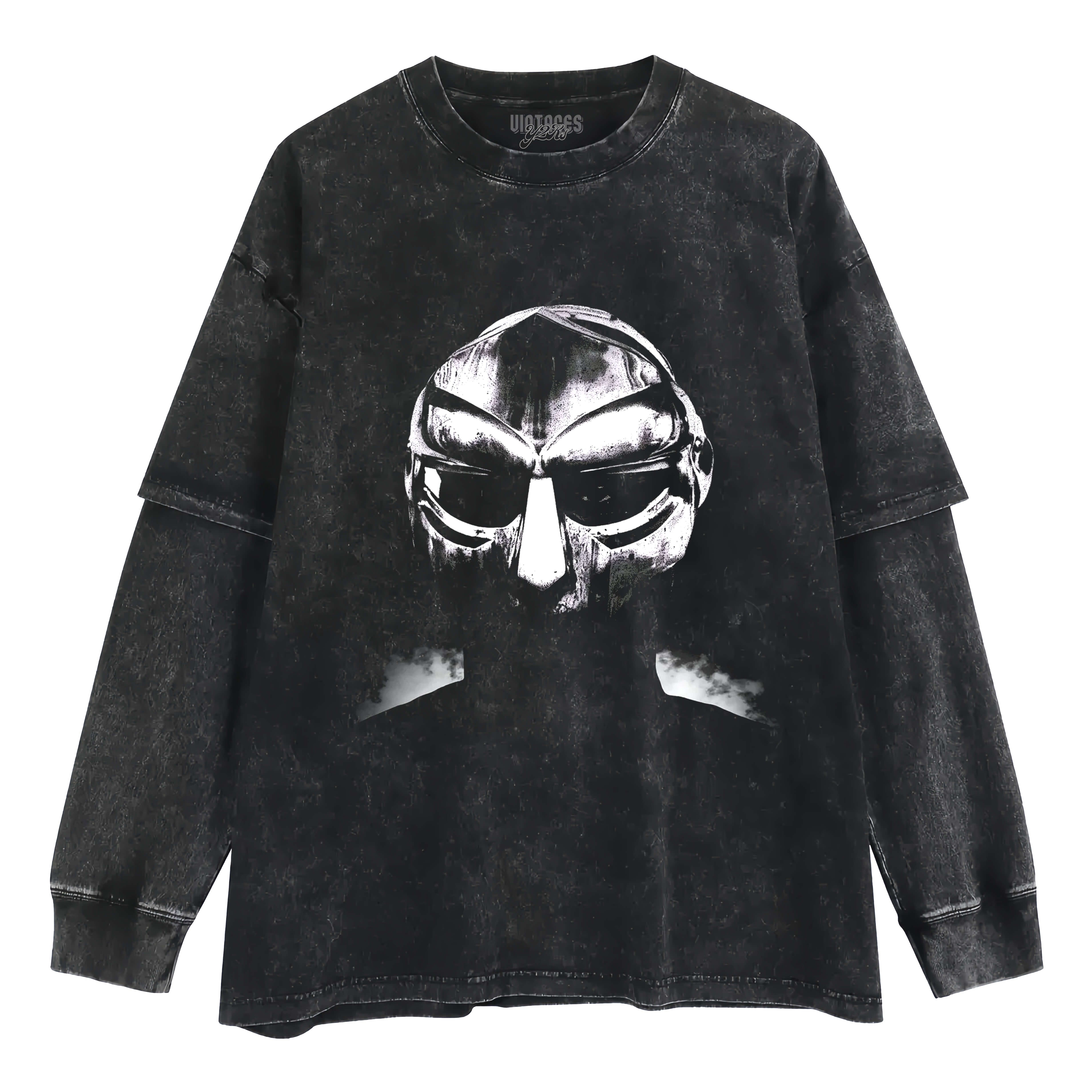 MF DOOM HOMAGE LAYERED LONG SLEEVE