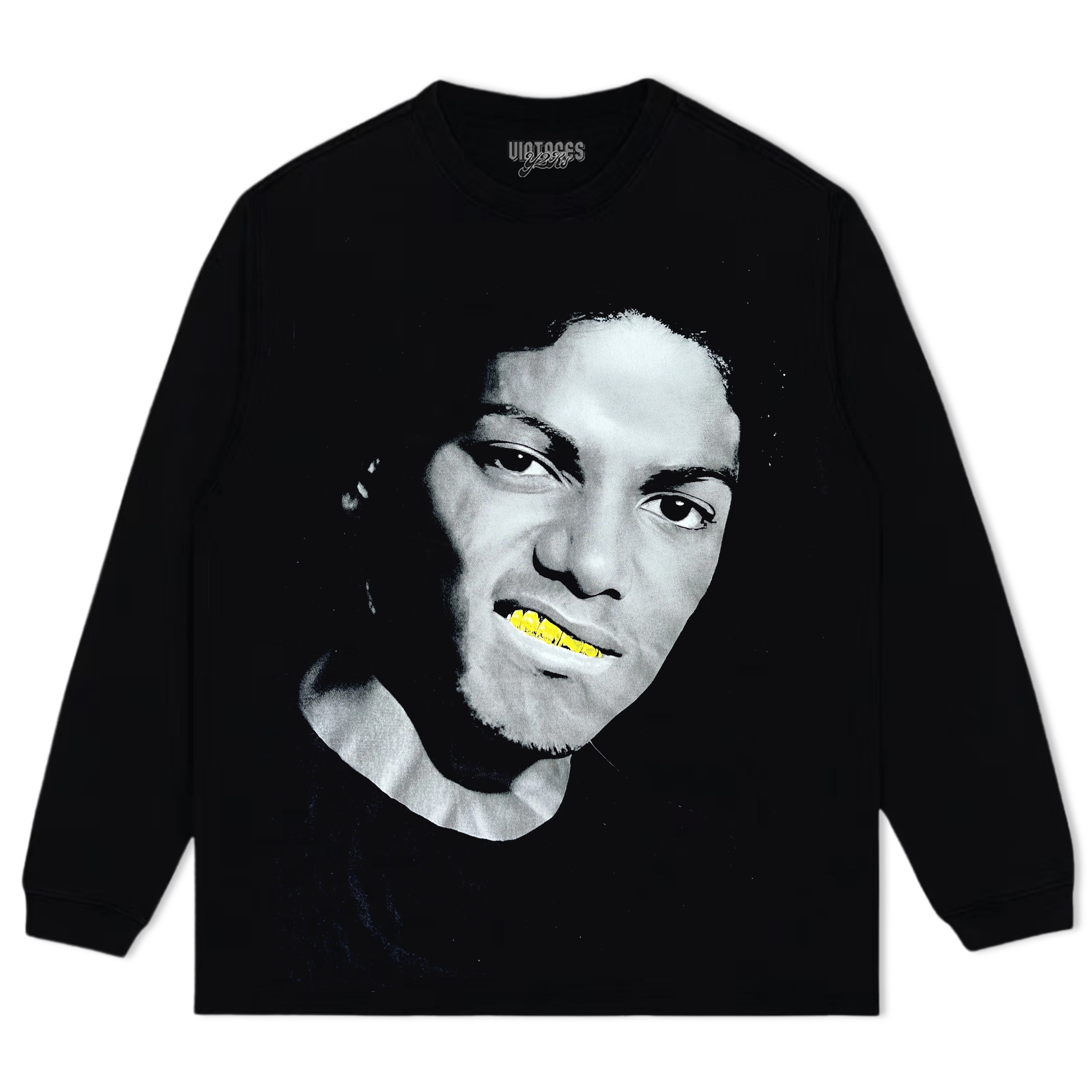 MICHAEL JACKSON GOLD GRILLSCREEN PRINT GRAPHIL TEE & LS & HOODIE