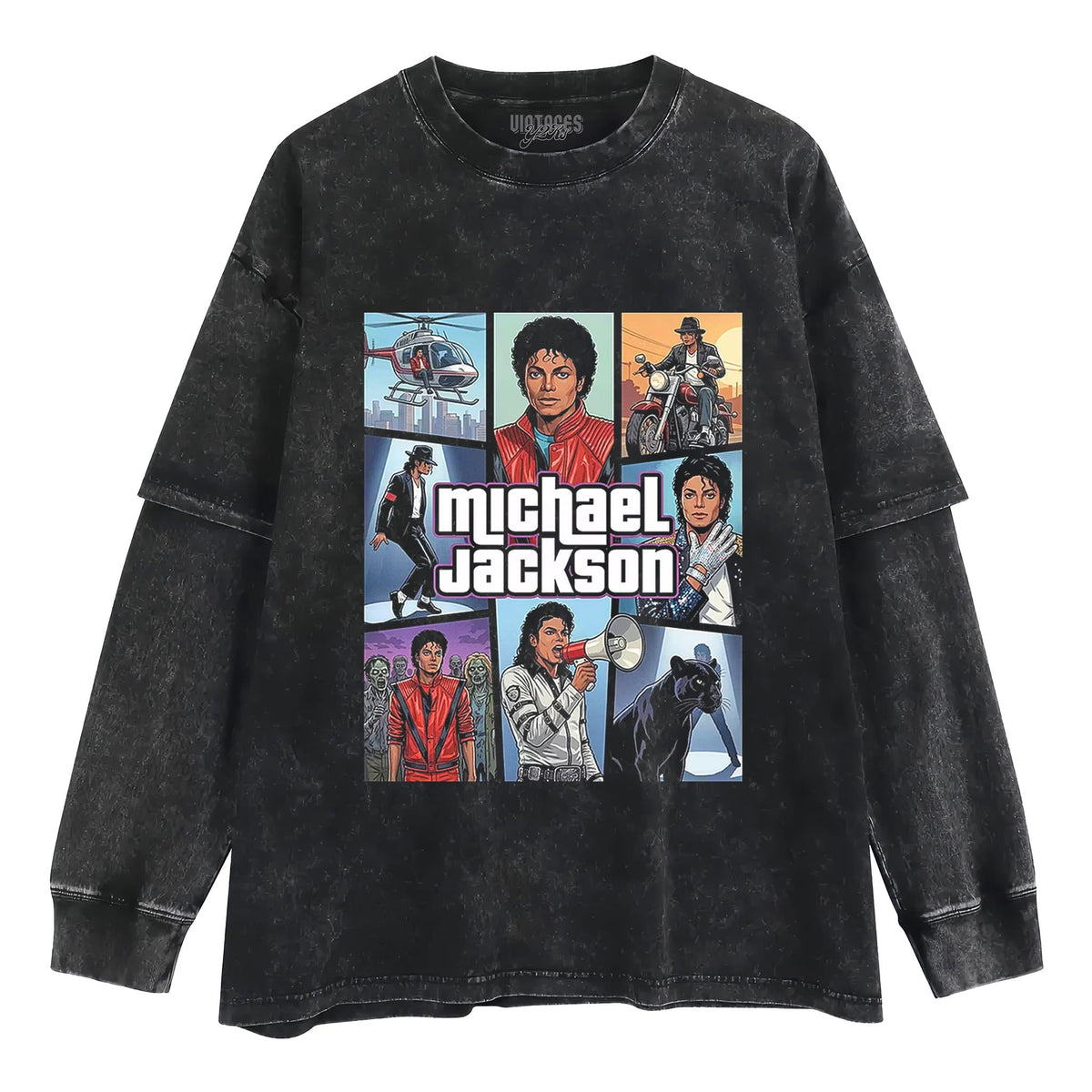 MICHAEL JACKSON TANK TOP & TEE & LONG SLEEVE & LAYERED LS & HOODIE