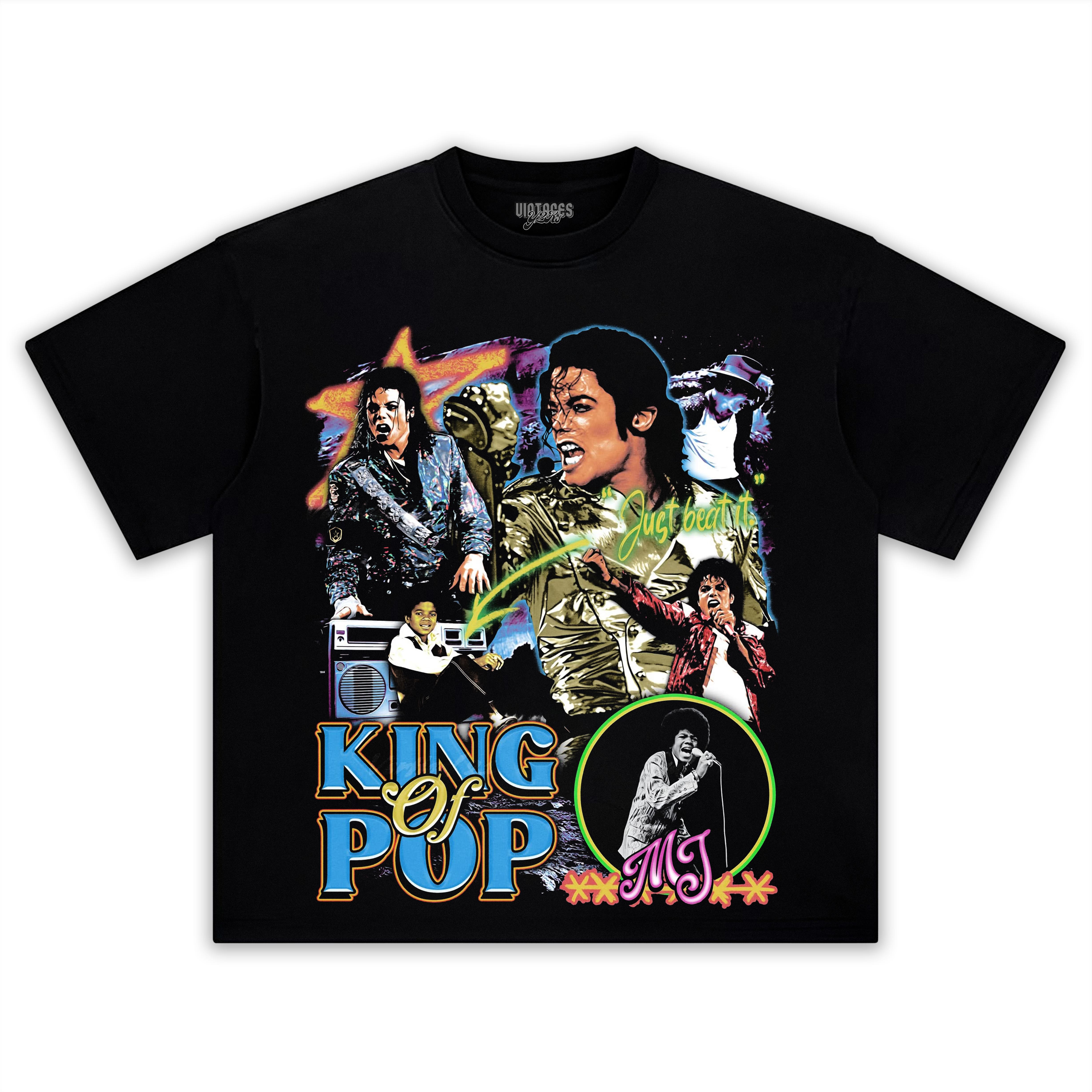 MICHAEL JACKSON VINTAGE STYLE V2 TEE & LS & HOODIE