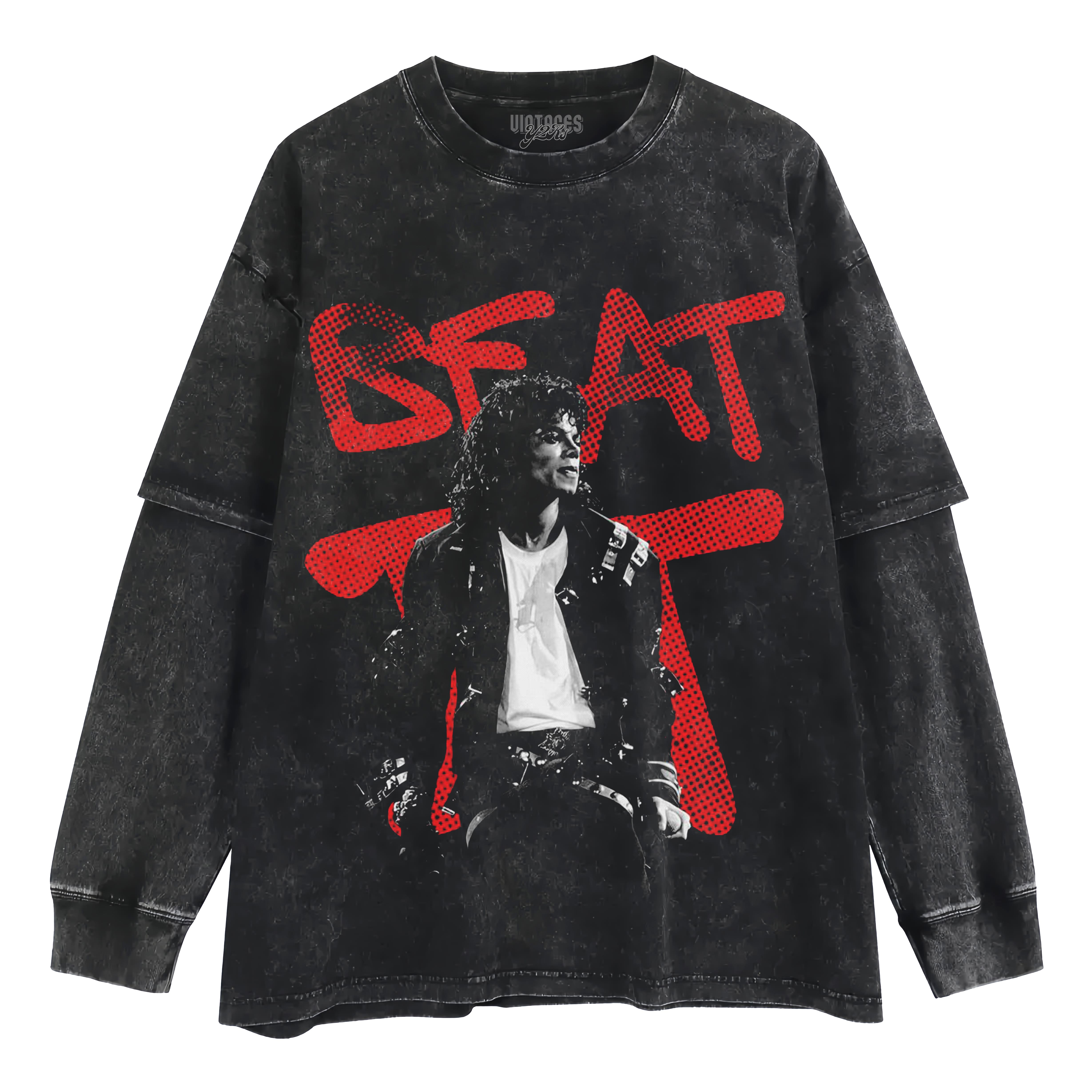 MICHAEL JACKSON & BEAT LAYERED LONG SLEEVE