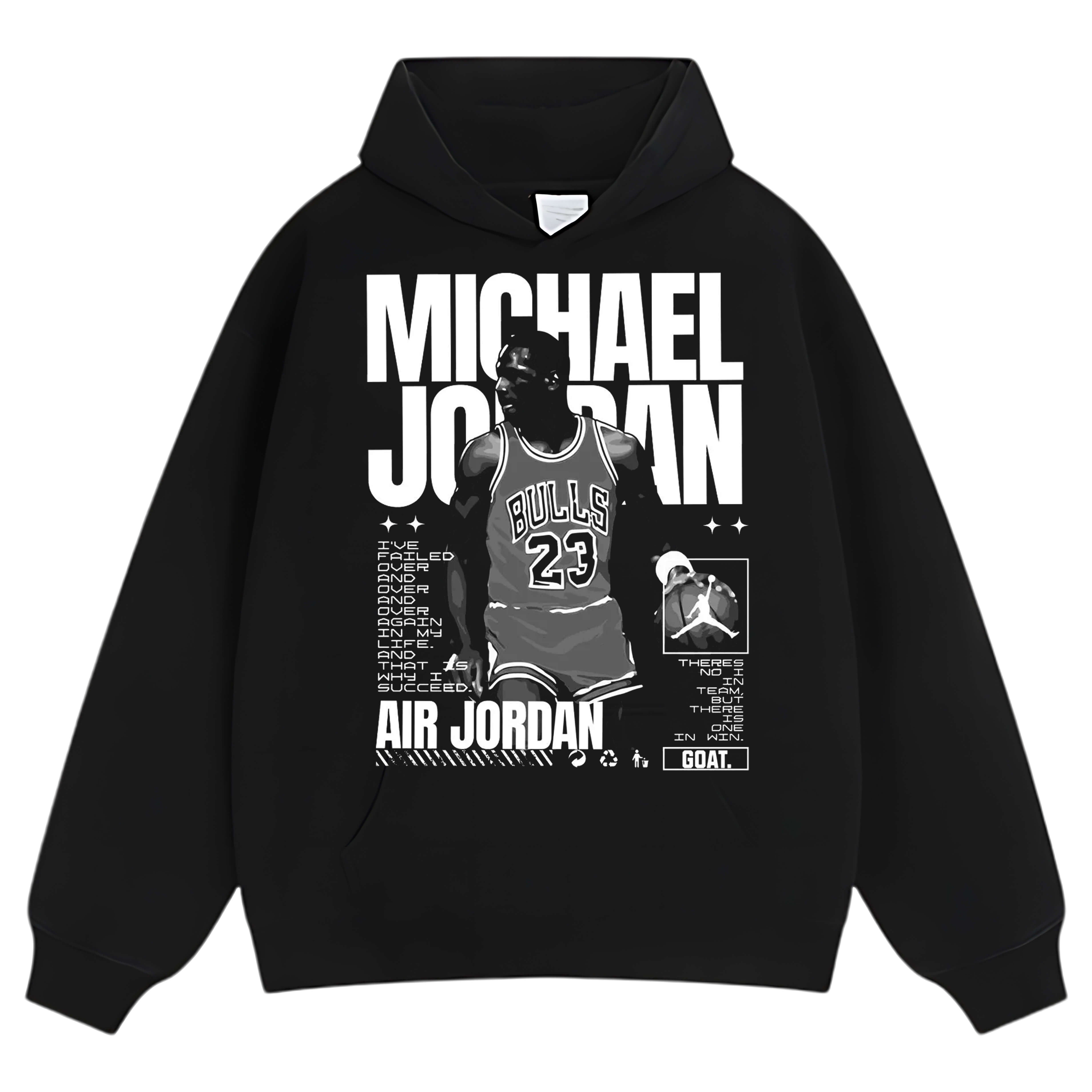 MICHAEL JORDAN VINTAGE TEE V4 & LS & HOODIE
