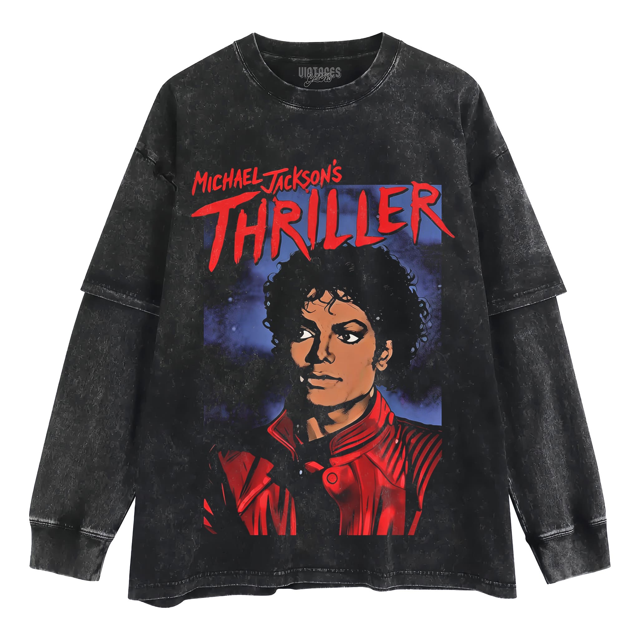 MICHAEL JACKSON - THRILLER TANK TOP & TEE & LONG SLEEVE & LAYERED LS & HOODIE