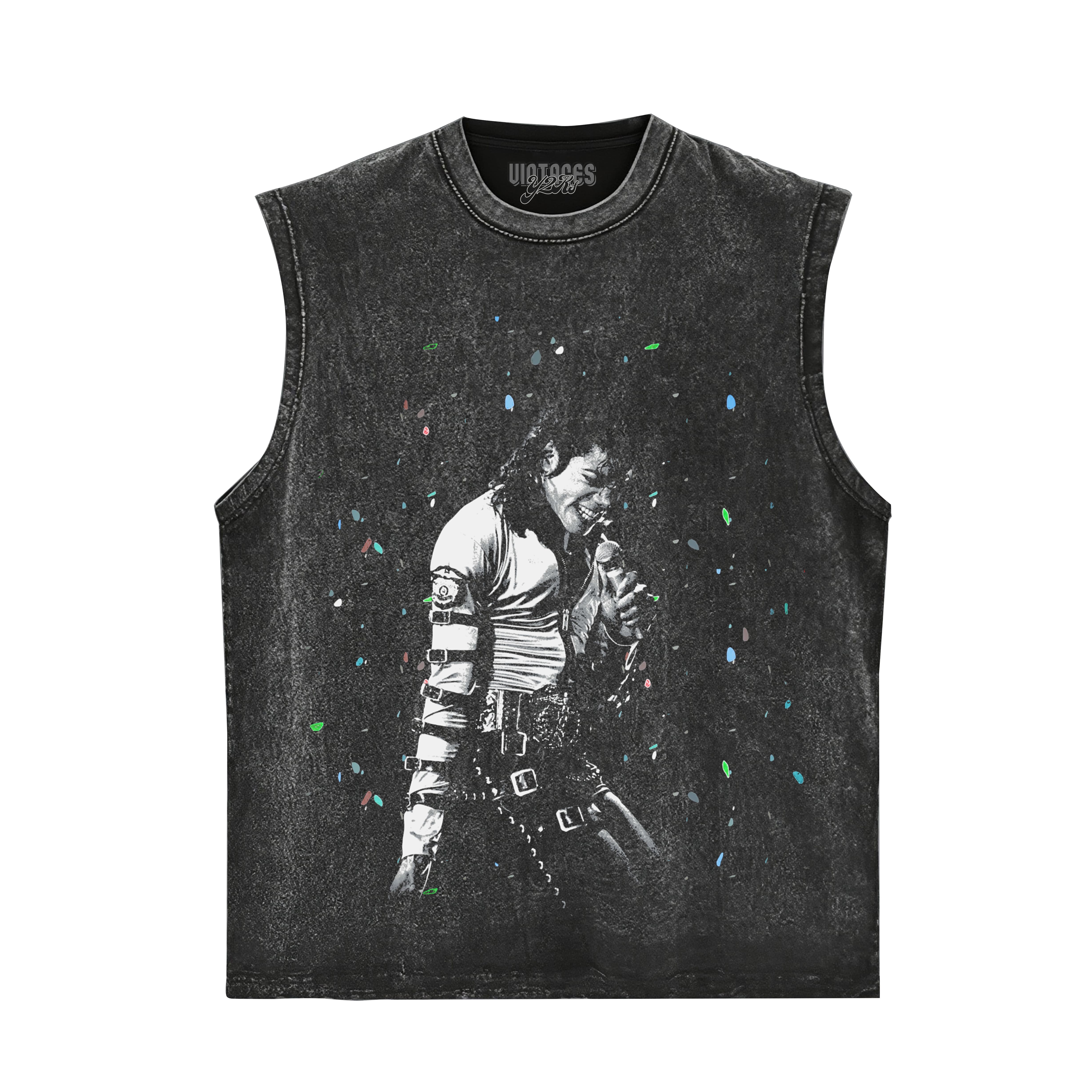 MICHAEL JACKSON CONFETTI TANK TOP & TEE & LONG SLEEVE & LAYERED LS & HOODIE