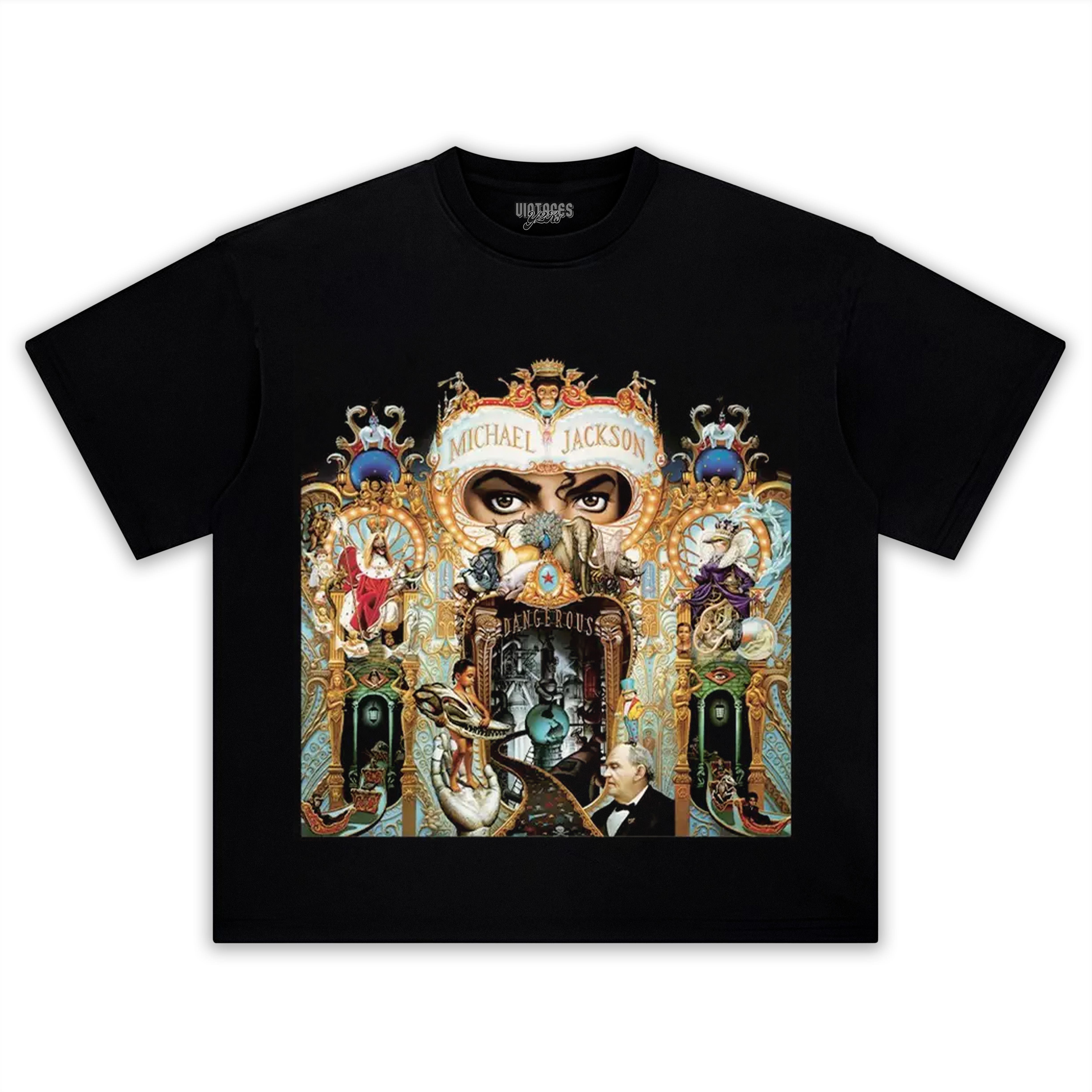 MICHAEL JACKSON DANGEROUS WORLD TOUR TANK TOP & TEE & LONG SLEEVE & LAYERED LS & HOODIE