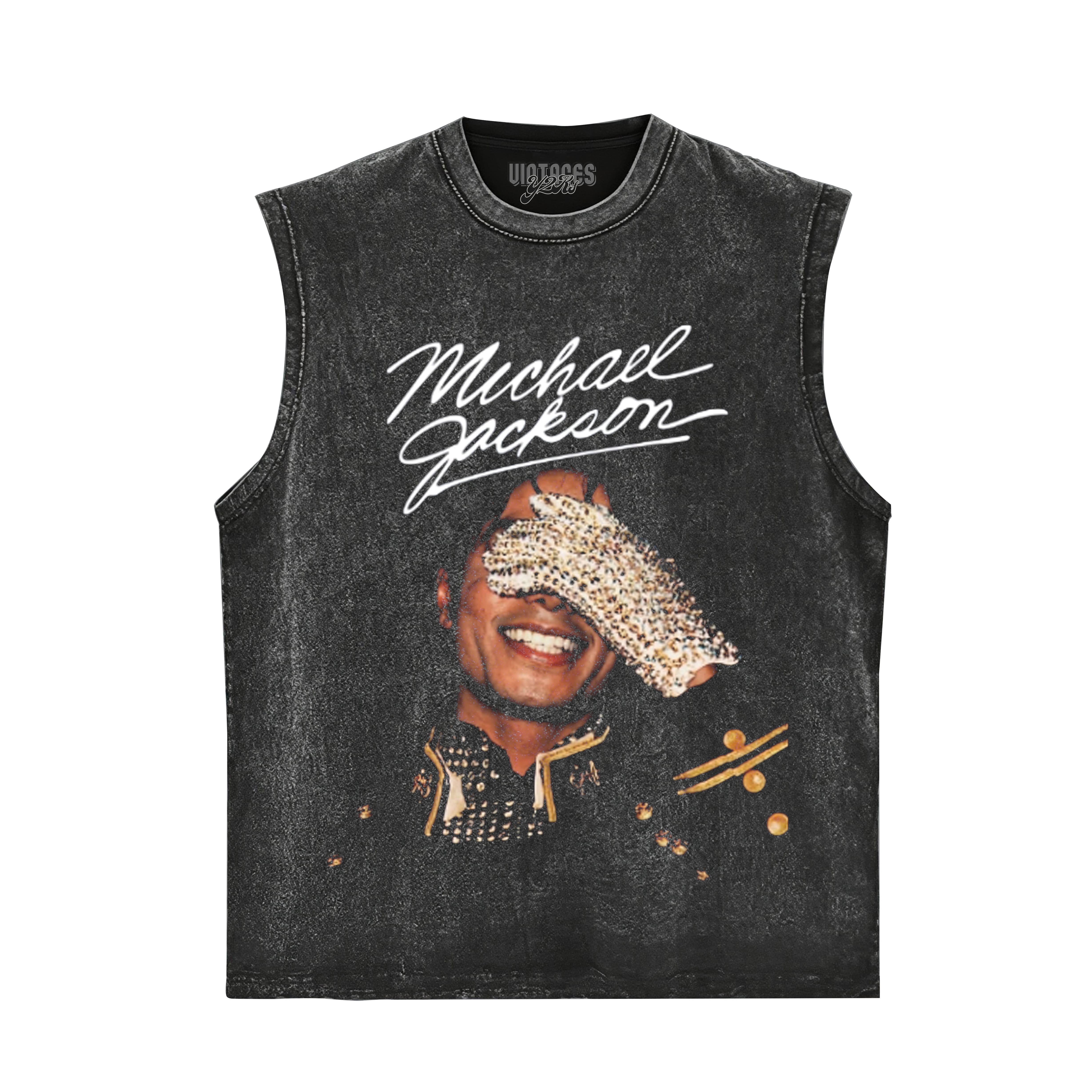 MICHAEL JACKSON GLOVE SIGNED TANK TOP & TEE & LONG SLEEVE & LAYERED LS & HOODIE
