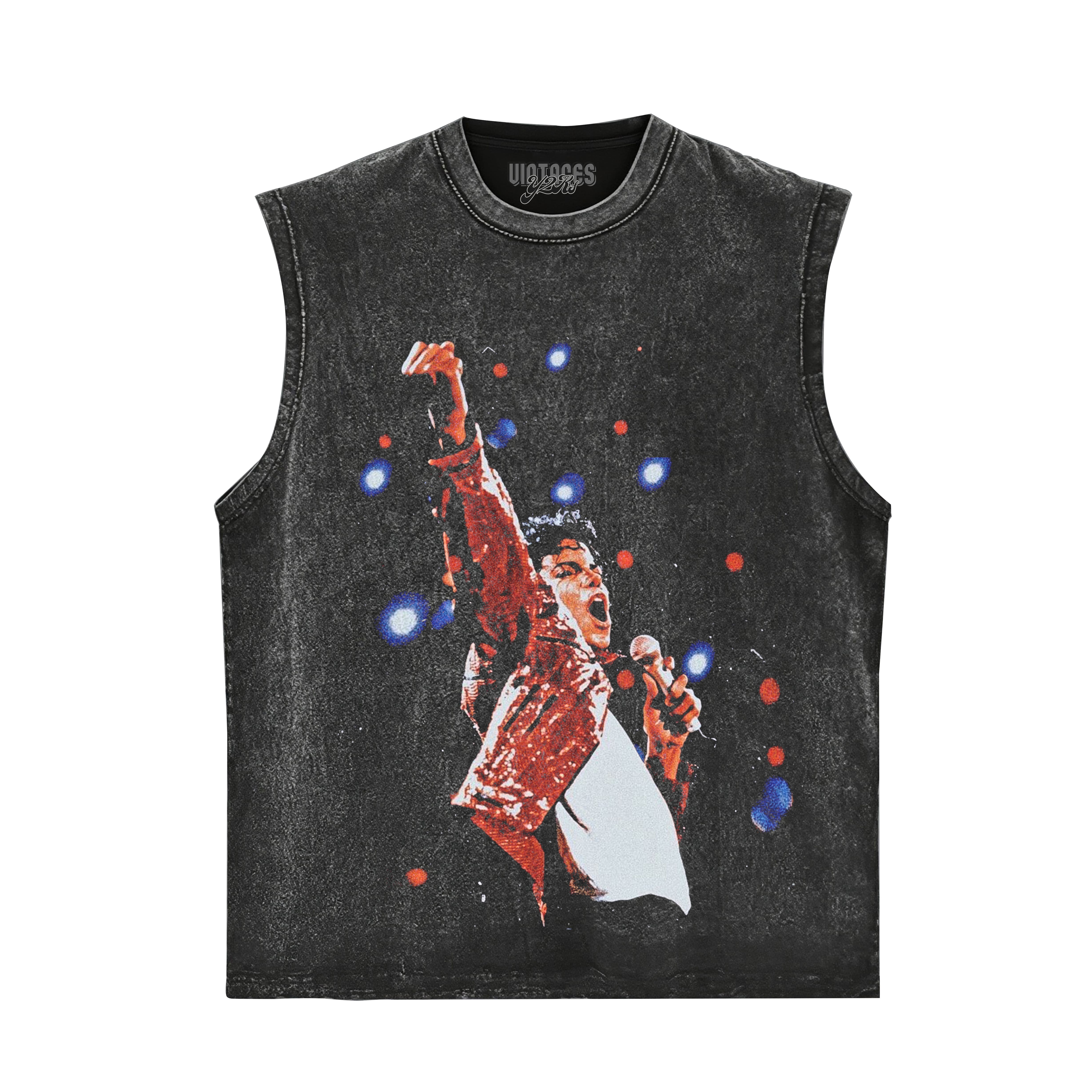 MICHAEL JACKSON KING OF POP V4 TANK TOP & TEE & LONG SLEEVE & LAYERED LS & HOODIE