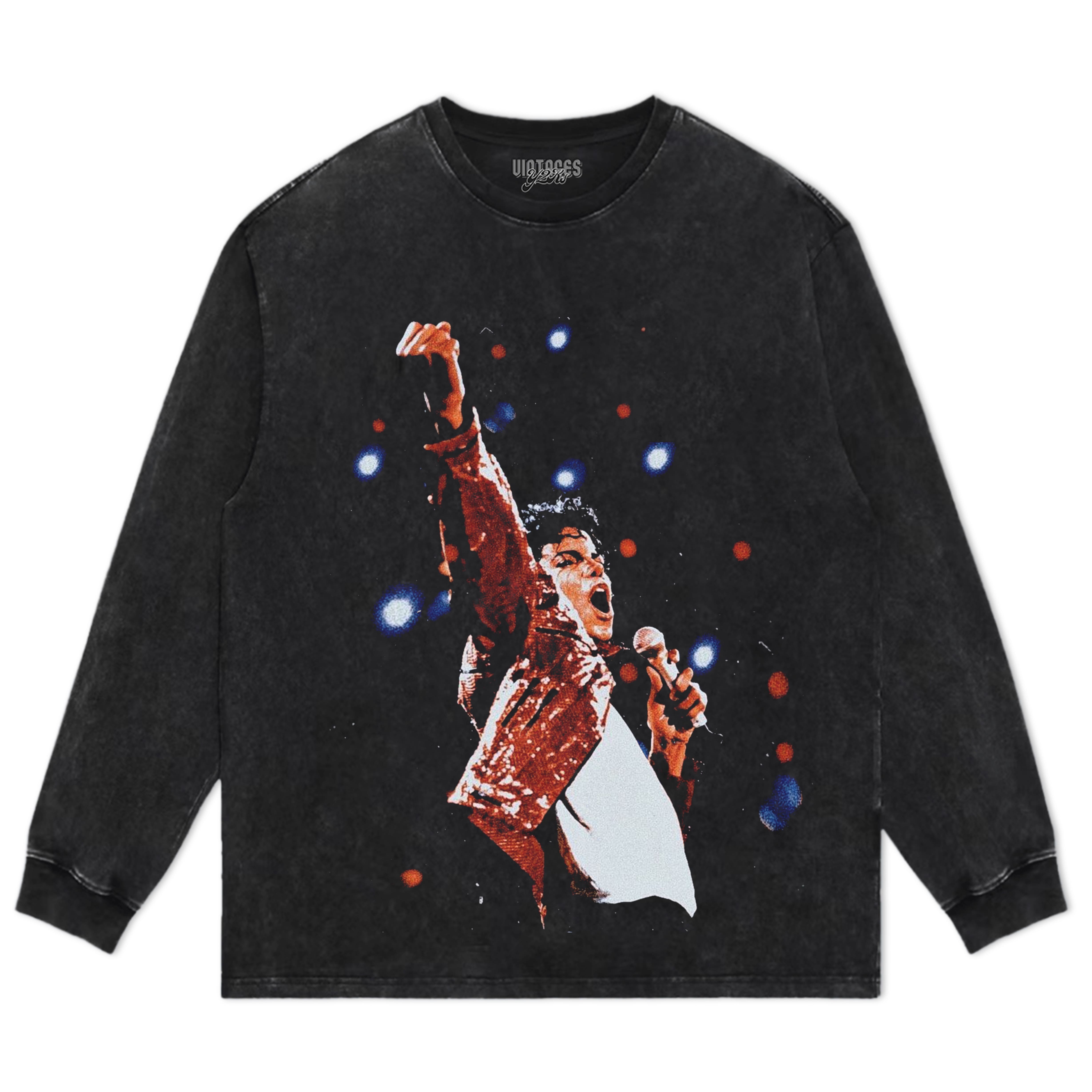 MICHAEL JACKSON KING OF POP V4 TANK TOP & TEE & LONG SLEEVE & LAYERED LS & HOODIE