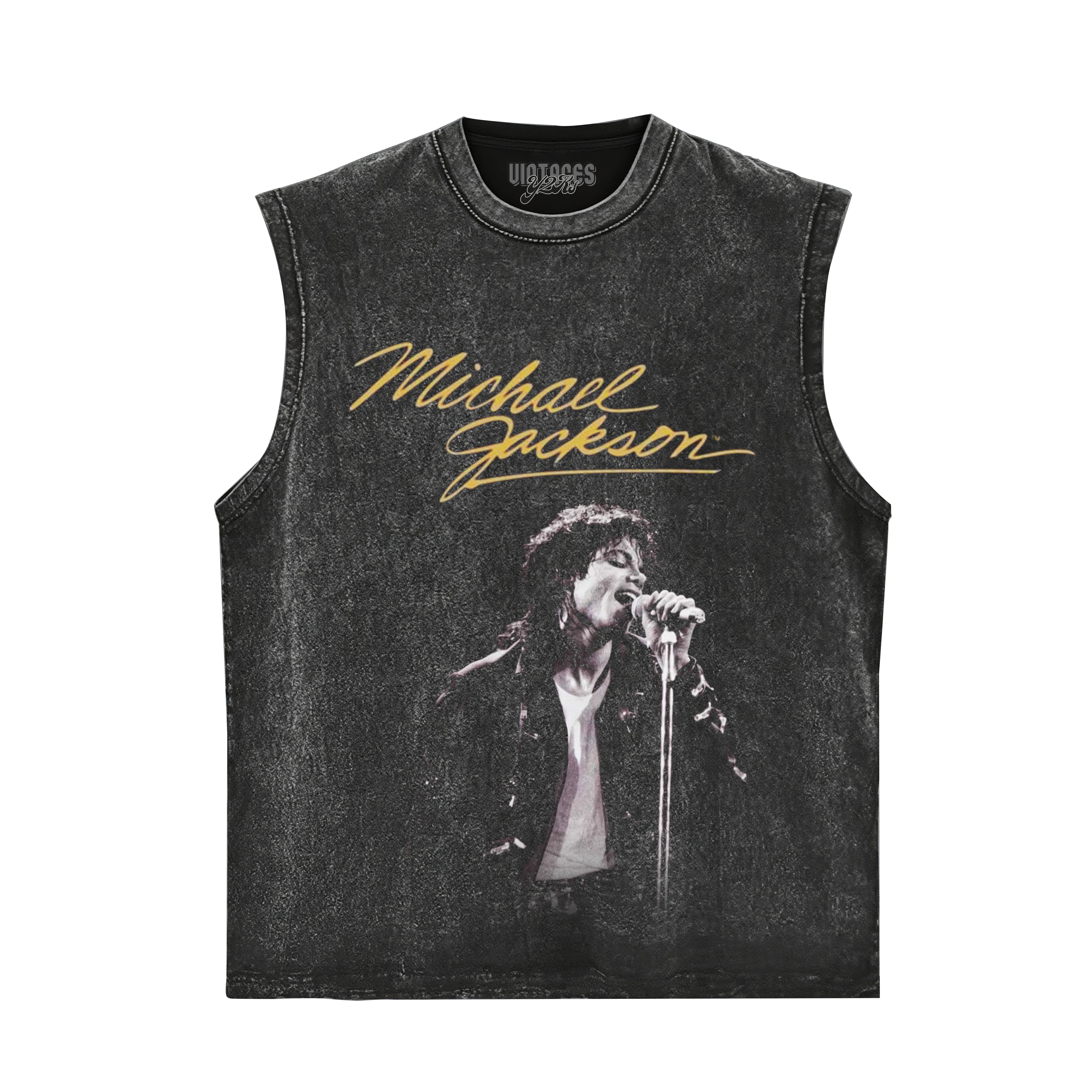 MICHAEL JACKSON KING OF POP V5 TANK TOP & TEE & LONG SLEEVE & LAYERED LS & HOODIE