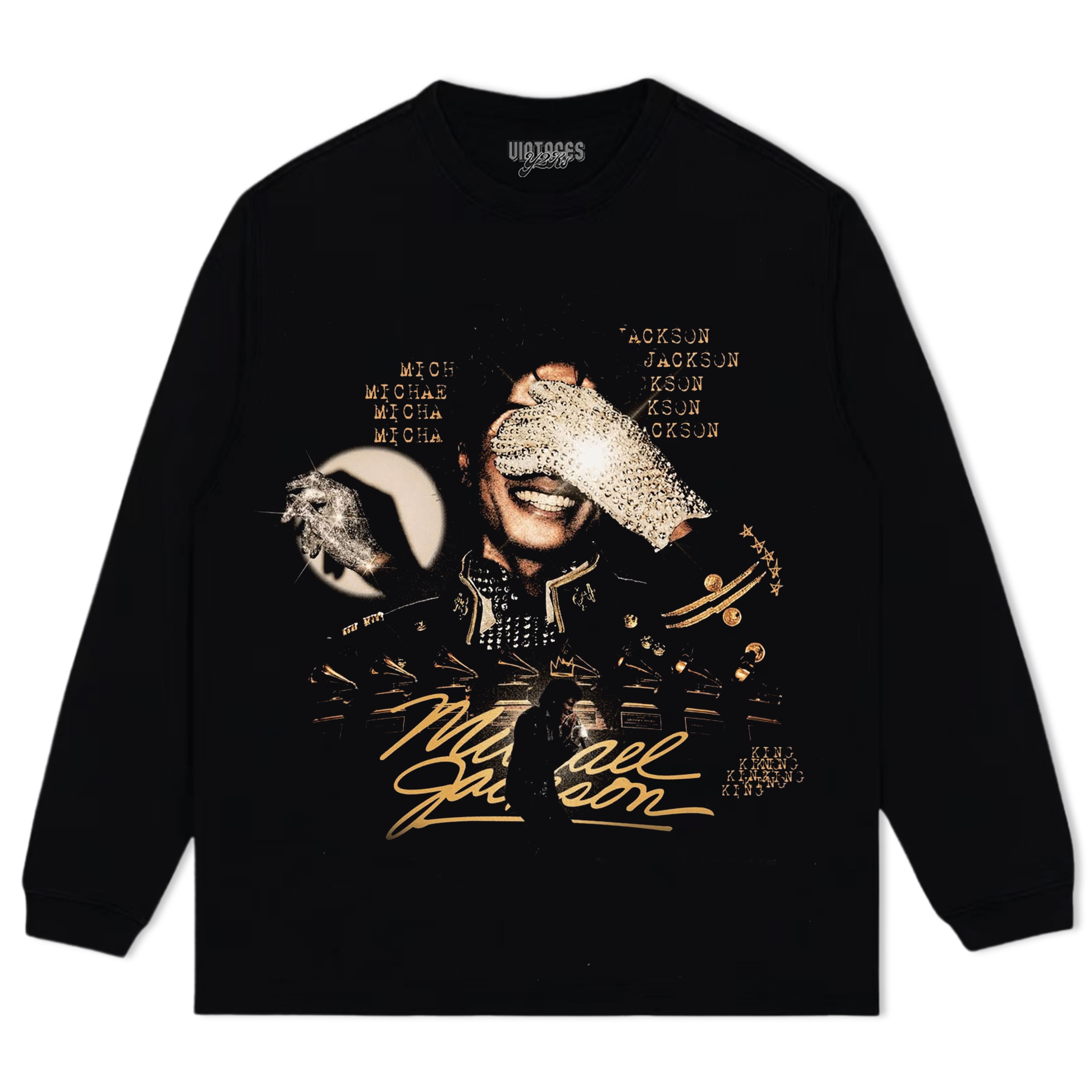 MICHAEL JACKSON KING OF POP VINTAGE TANK TOP & TEE & LONG SLEEVE & LAYERED LS & HOODIE