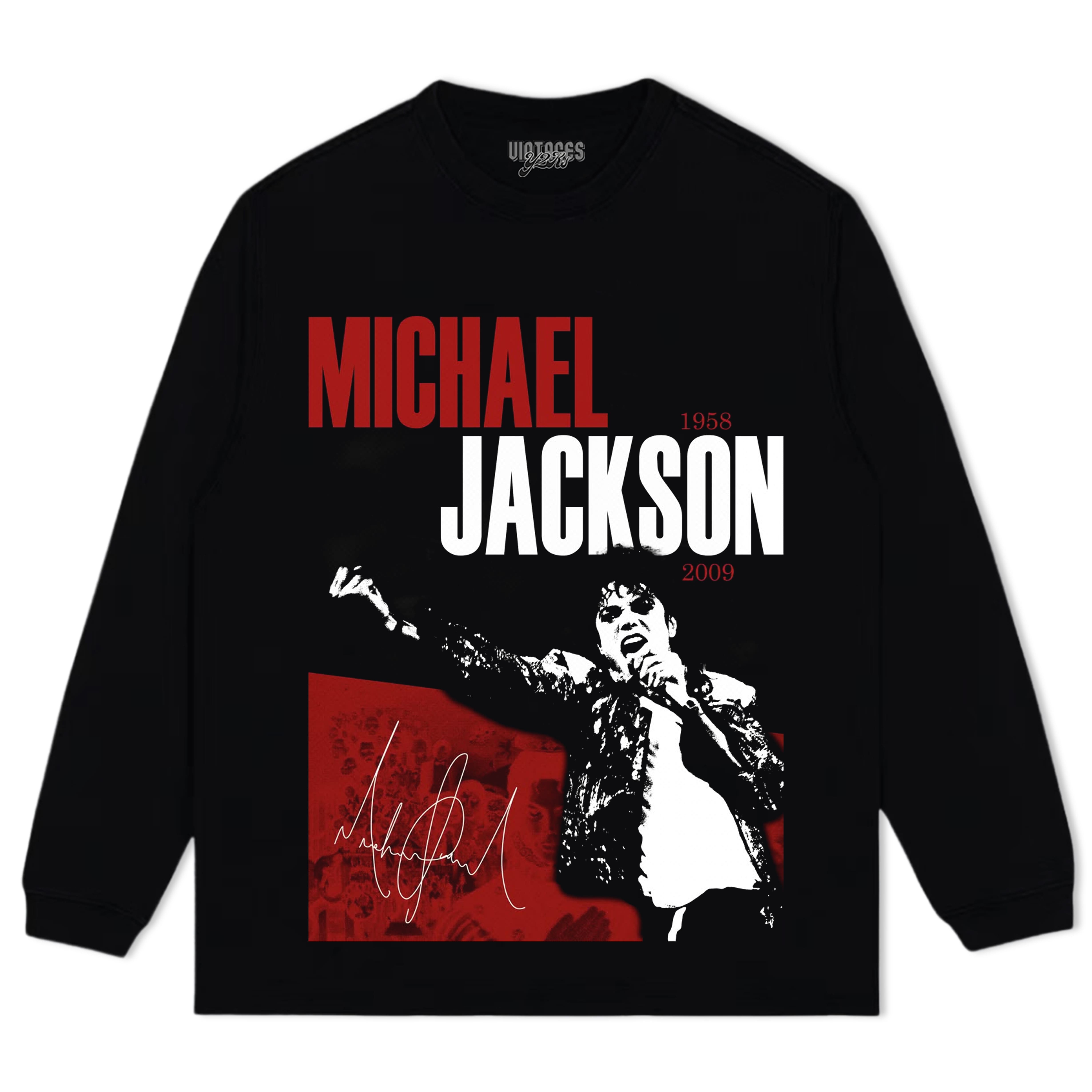 MICHAEL JACKSON SIGNATURE V4 TEE & LS & HOODIE