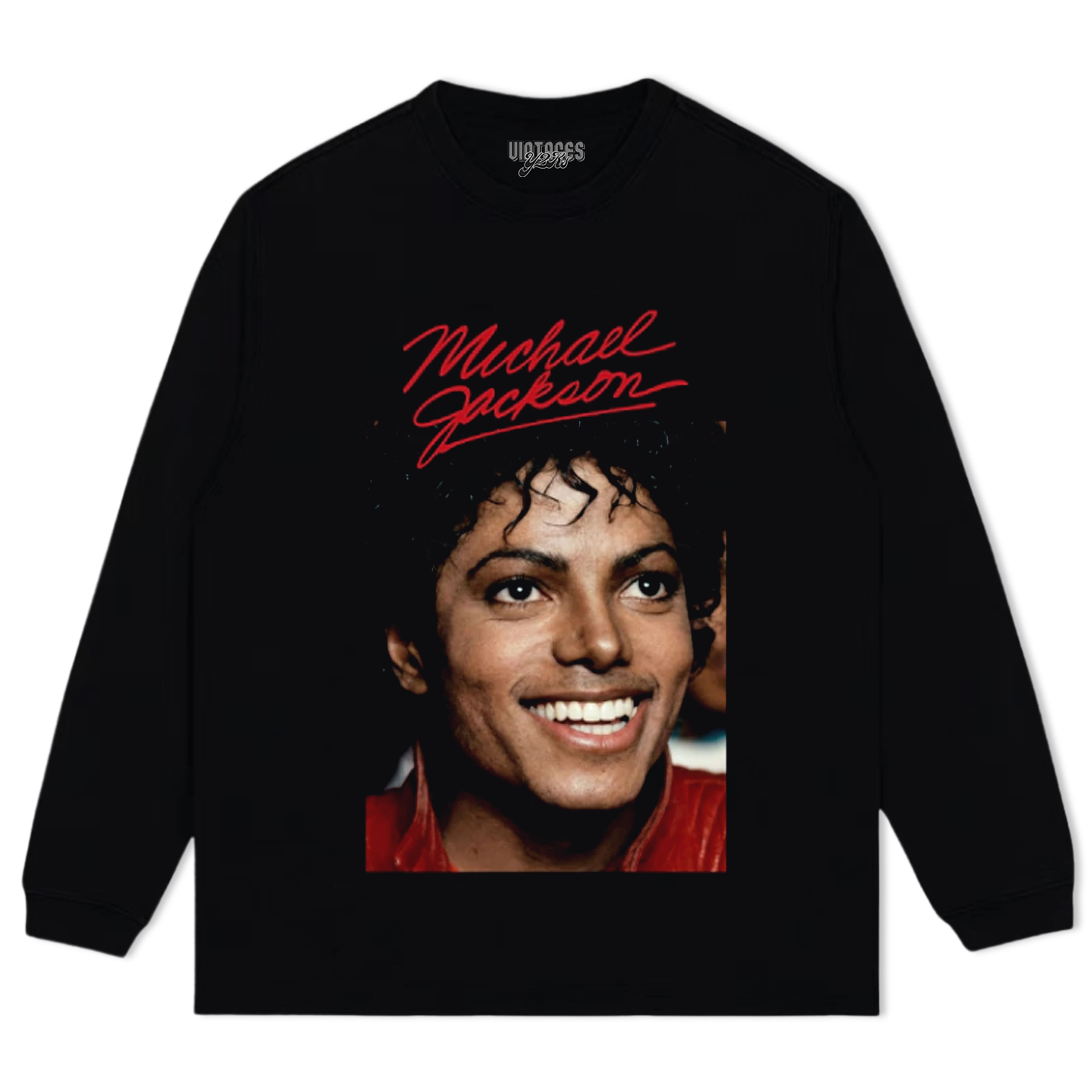 MICHAEL JACKSON SIGNED PHOTO TANK TOP & TEE & LONG SLEEVE & LAYERED LS & HOODIE