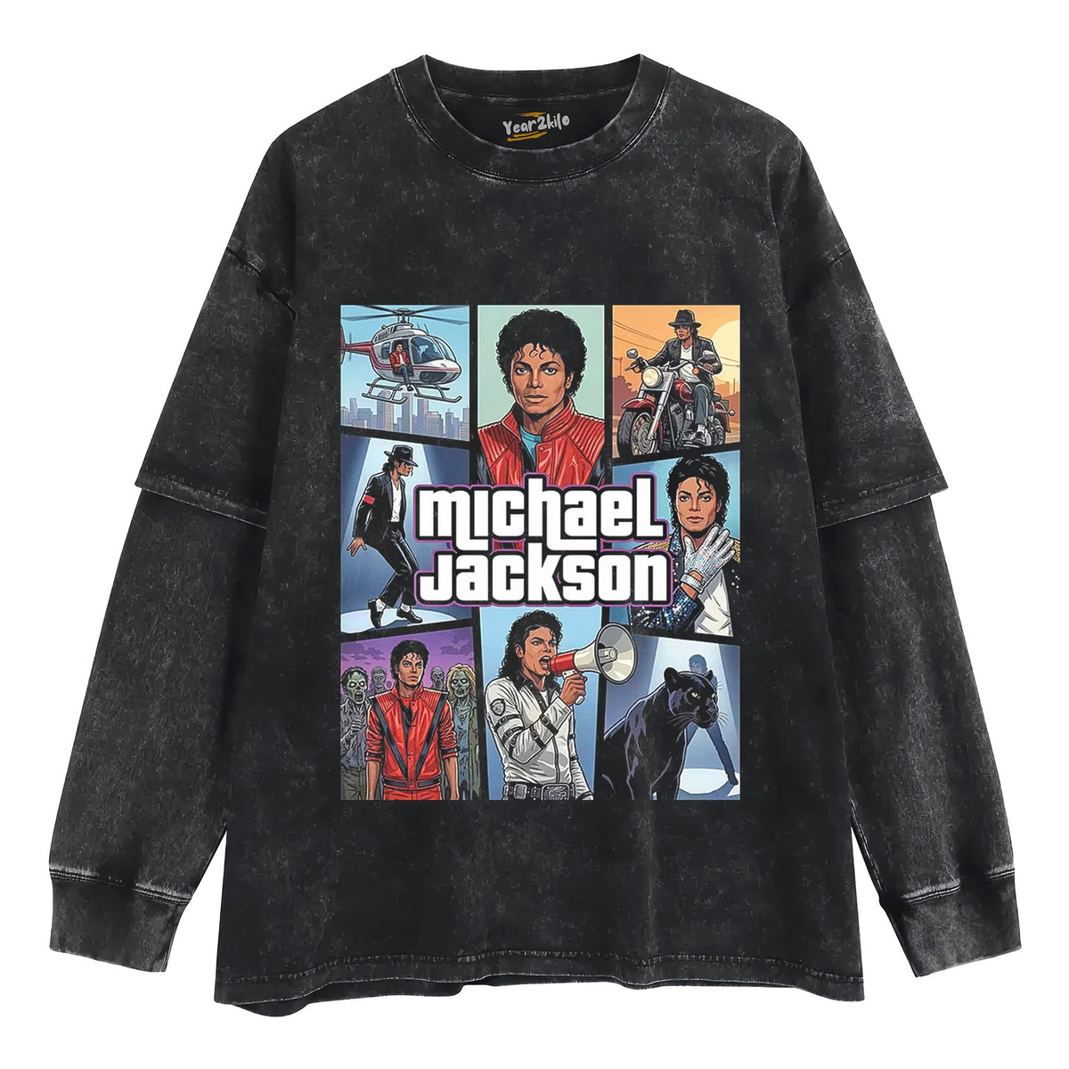 MICHAEL JACKSON TANK TOP & TEE & LONG SLEEVE & LAYERED LS & HOODIE