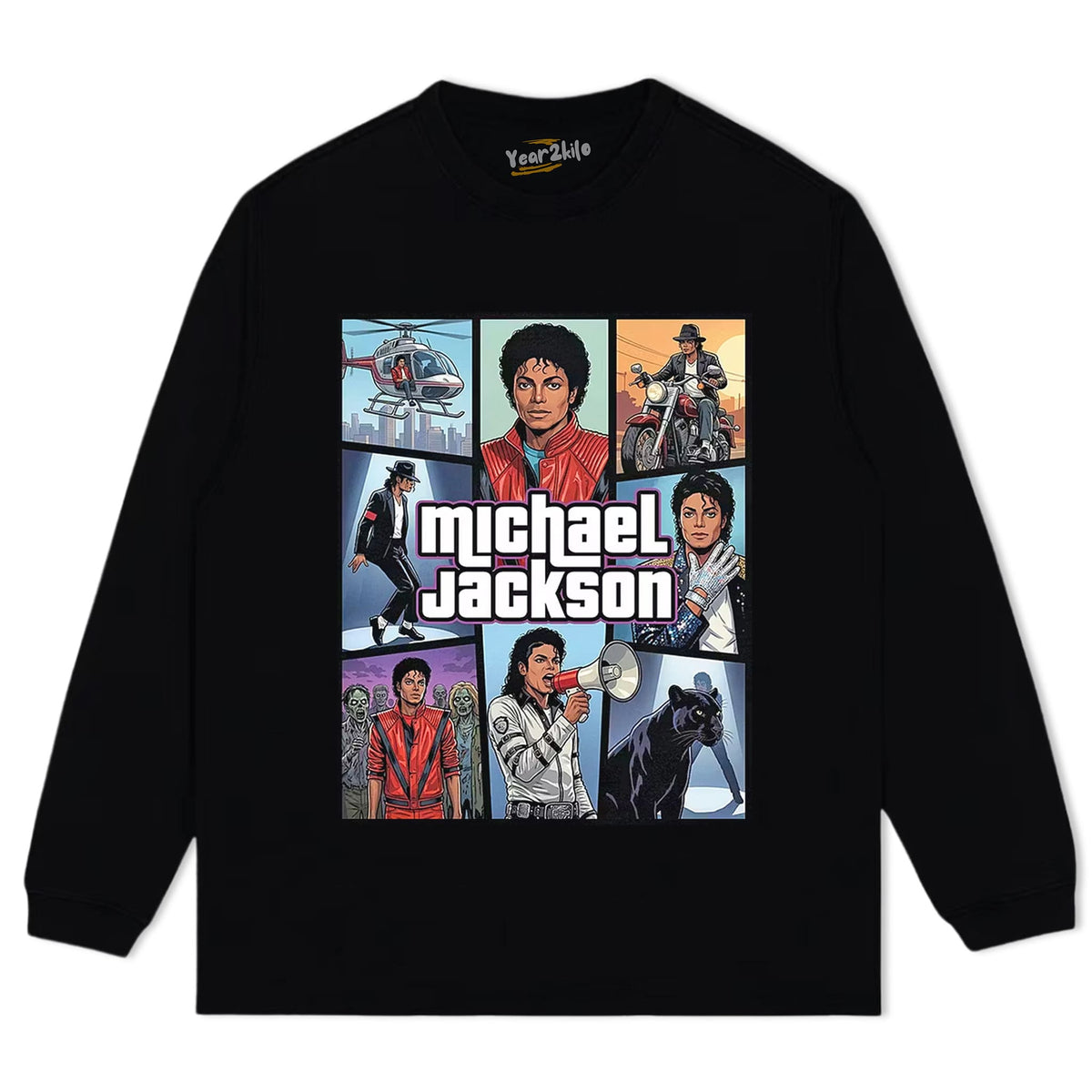 MICHAEL JACKSON TANK TOP & TEE & LONG SLEEVE & LAYERED LS & HOODIE
