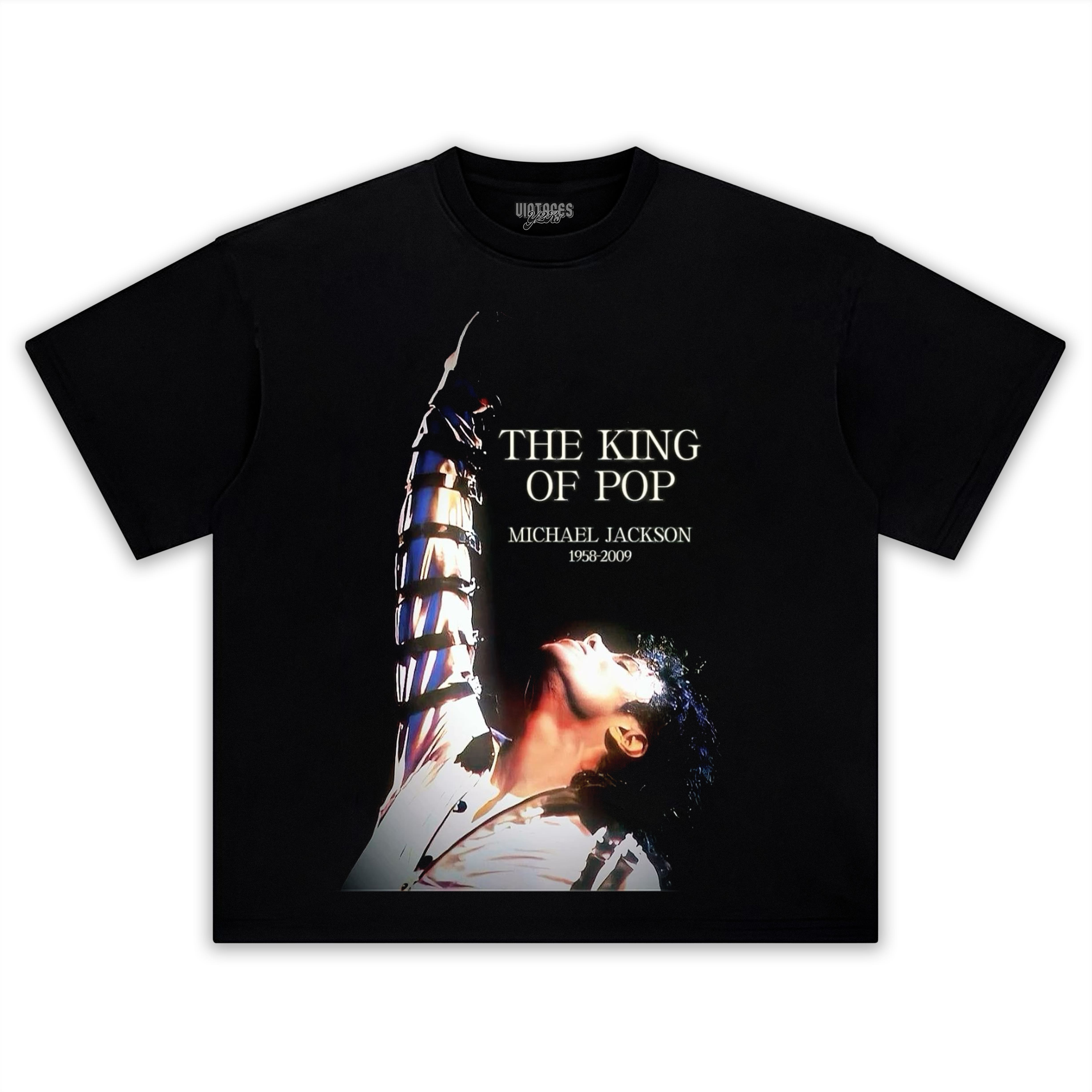 MICHAEL JACKSON THE KING OF POP TEE & LS & HOODIE