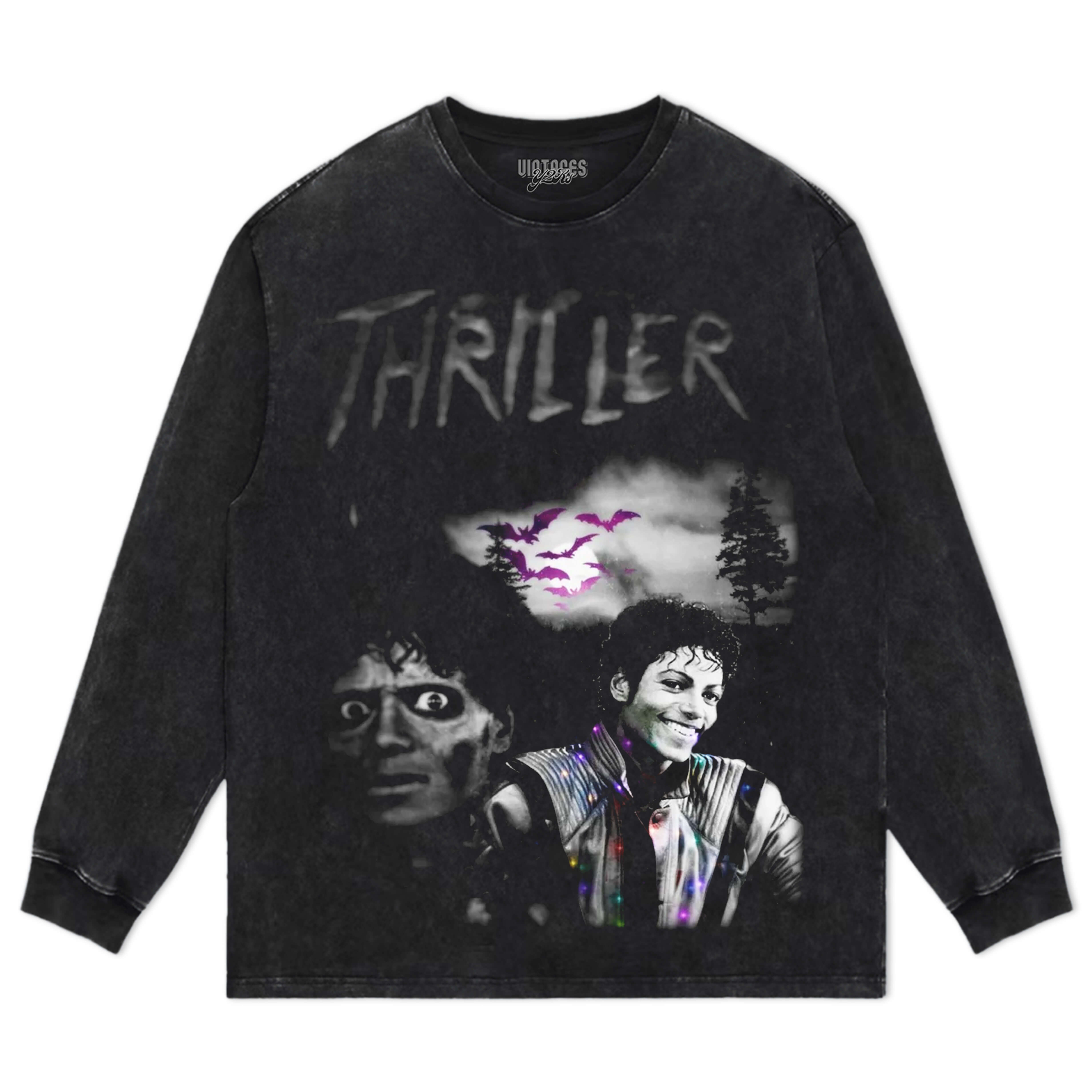MICHAEL JACKSON & THRILLER V3 TEE & LS & HOODIE